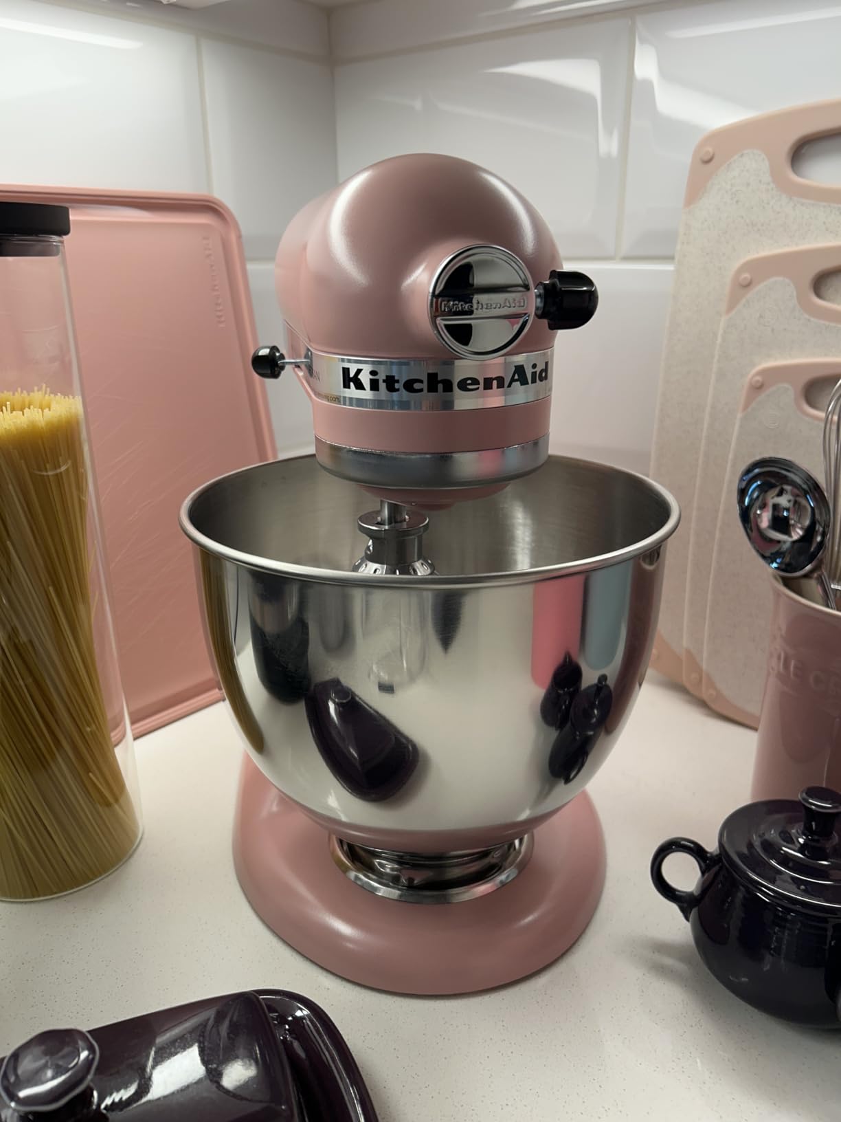 KitchenAid Artisan Series 5 Quart Tilt Head Stand Mixer with Pouring Shield KSM150PS, Cast Iron Customer Review KitchenAid Artisan Series 5 Quart Tilt Head Stand Mixer with Pouring Shield KSM150PS, Cast Iron - Customer Photo 2