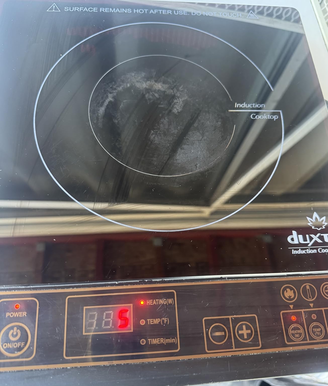 Duxtop 1800W Portable Induction Cooktop Countertop Burner, Gold 8100MC/BT-180G3 customer photo 1