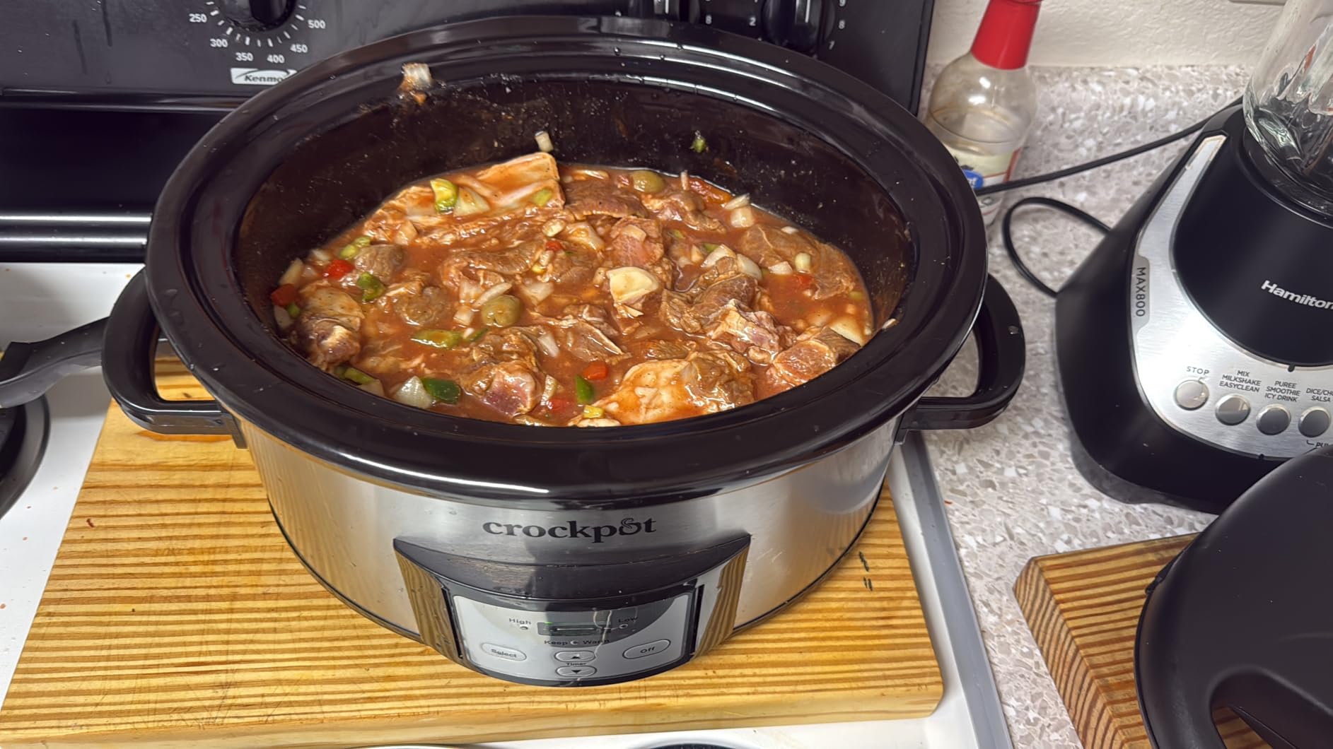 Crock-Pot 6 Quart Cook & Carry Programmable Slow Cooker with Digital Timer Stainless Steel (CPSCVC60LL-S) - Customer Photo 2