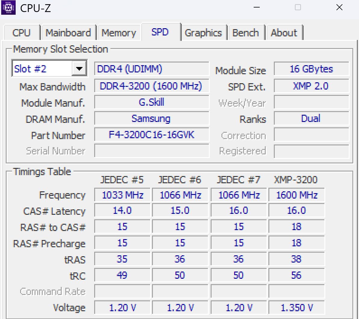 G.SKILL RipjawsV Series DDR4 RAM (XMP) 16GB (2x8GB) 3200MT/s CL16-18-18-38 1.35V Intel AMD Desktop Computer Memory U-DIMM - Black (F4-3200C16D-16GVKB) - Customer Photo 4
