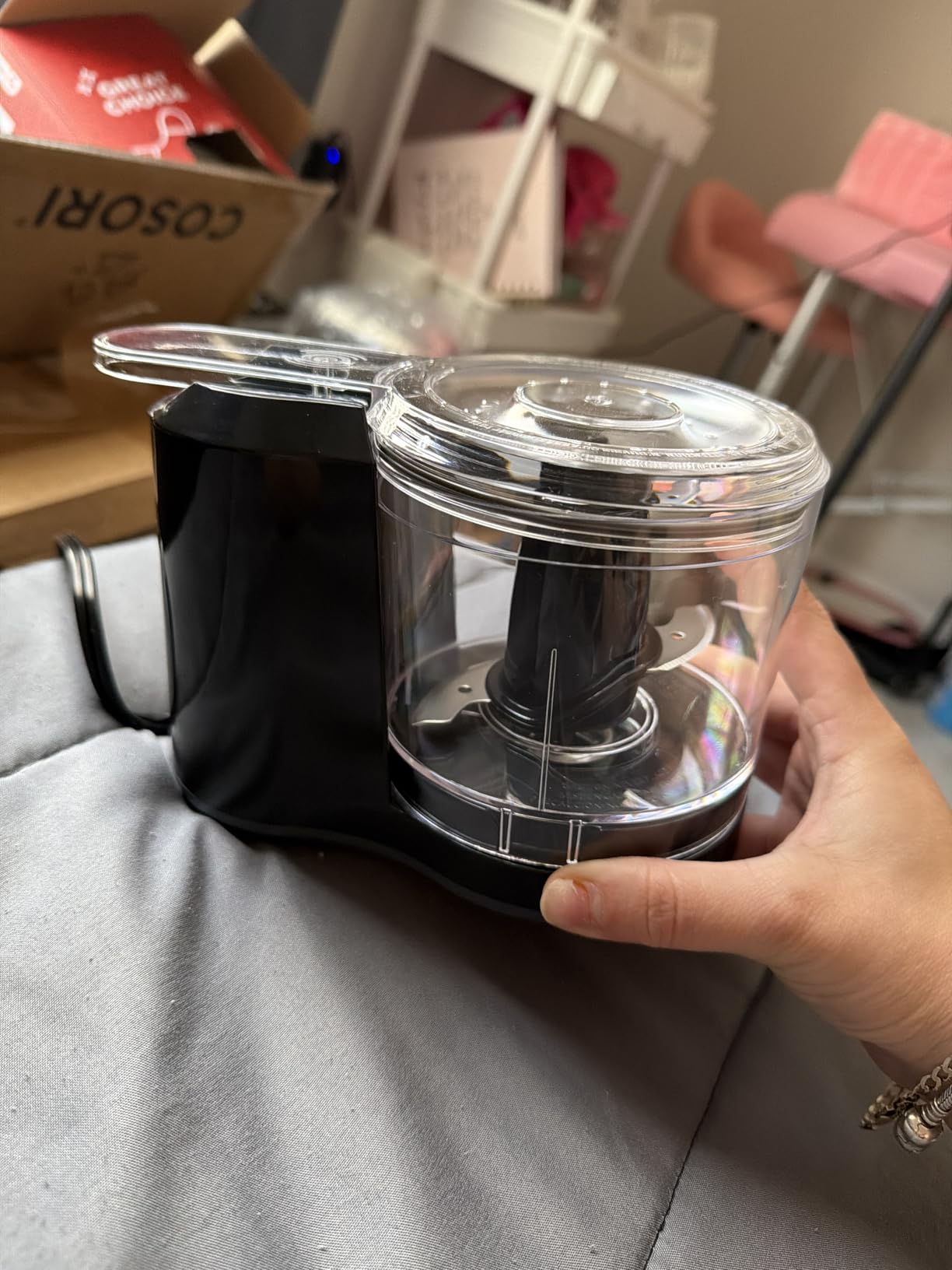 BLACK+DECKER 1.5-Cup Electric Food Chopper, One Touch Pulse, 150W Motor, Stay-Sharp Blade, Dishwasher Safe customer photo 1