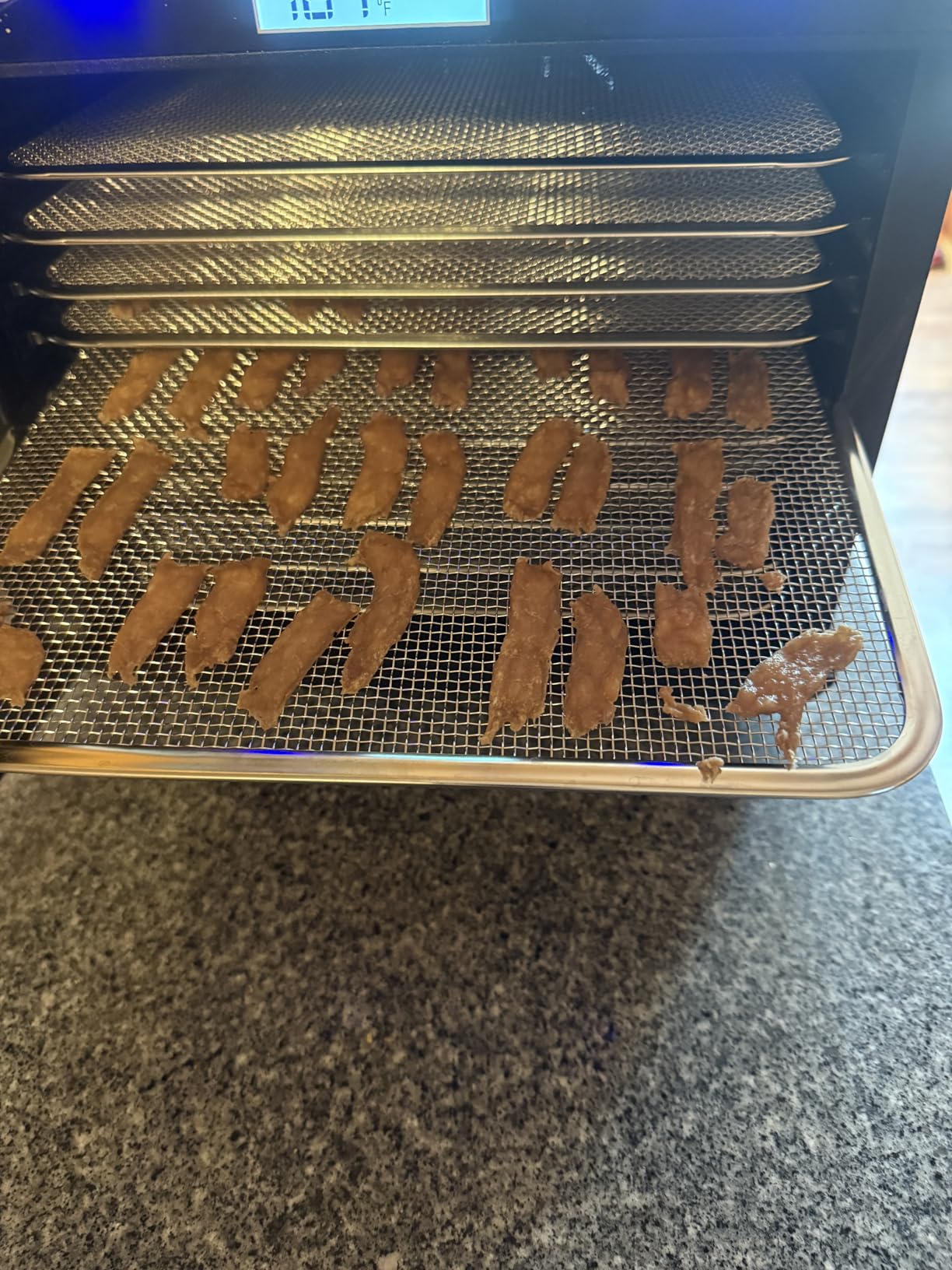 Magic Mill Premium Food Dehydrator Machine (15 Extra-Large Stainless Steel Trays) 800W Dryer for Beef Jerky, Fruits, Vegetables, Dog Treats, 48 Hour Digital Timer - 95°-167° Temperature Control customer photo 1