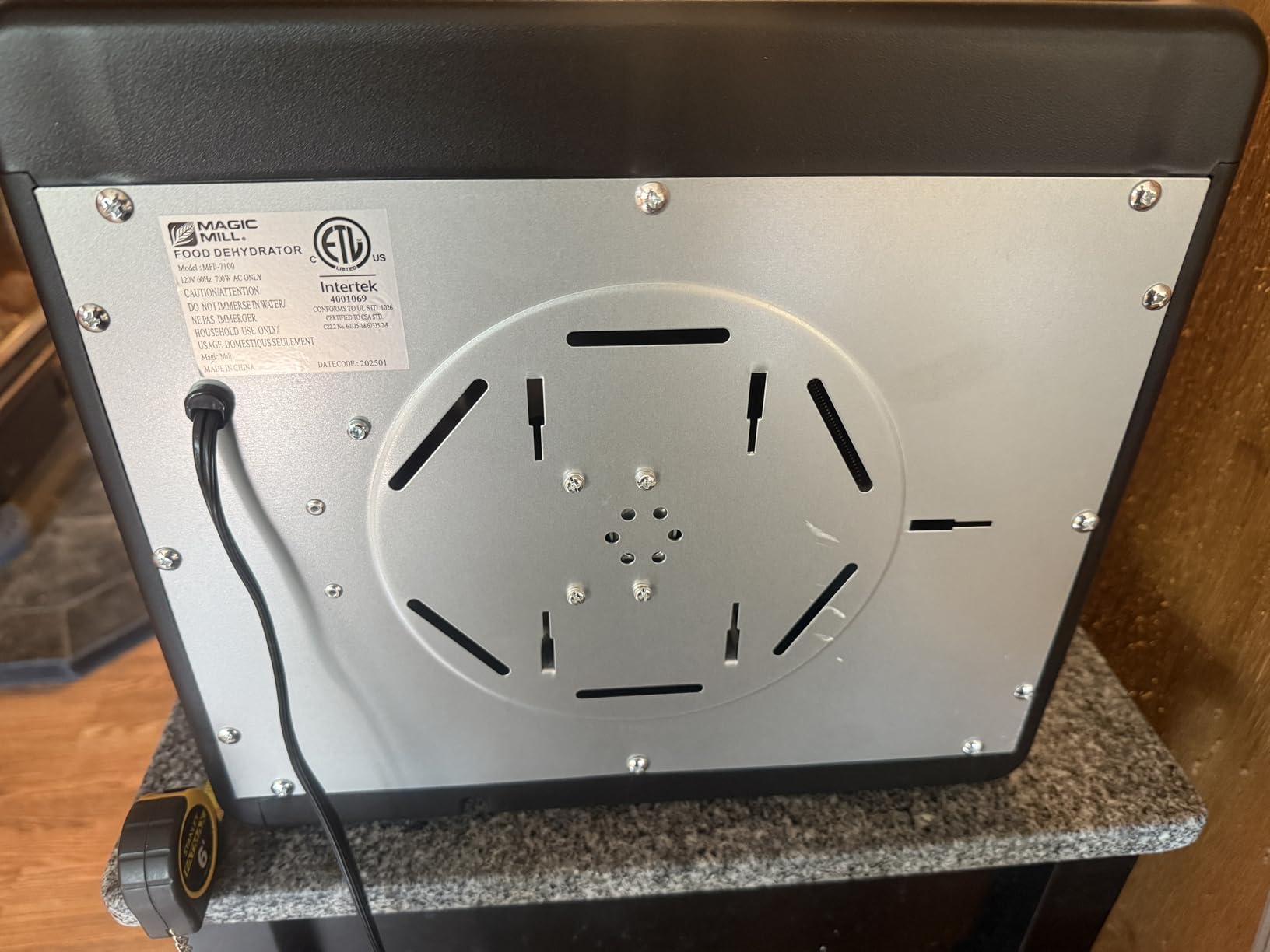 Magic Mill Premium Food Dehydrator Machine (15 Extra-Large Stainless Steel Trays) 800W Dryer for Beef Jerky, Fruits, Vegetables, Dog Treats, 48 Hour Digital Timer - 95°-167° Temperature Control Customer Review Magic Mill Premium Food Dehydrator Machine (15 Extra-Large Stainless Steel Trays) 800W Dryer for Beef Jerky, Fruits, Vegetables, Dog Treats, 48 Hour Digital Timer - 95°-167° Temperature Control - Customer Photo 4