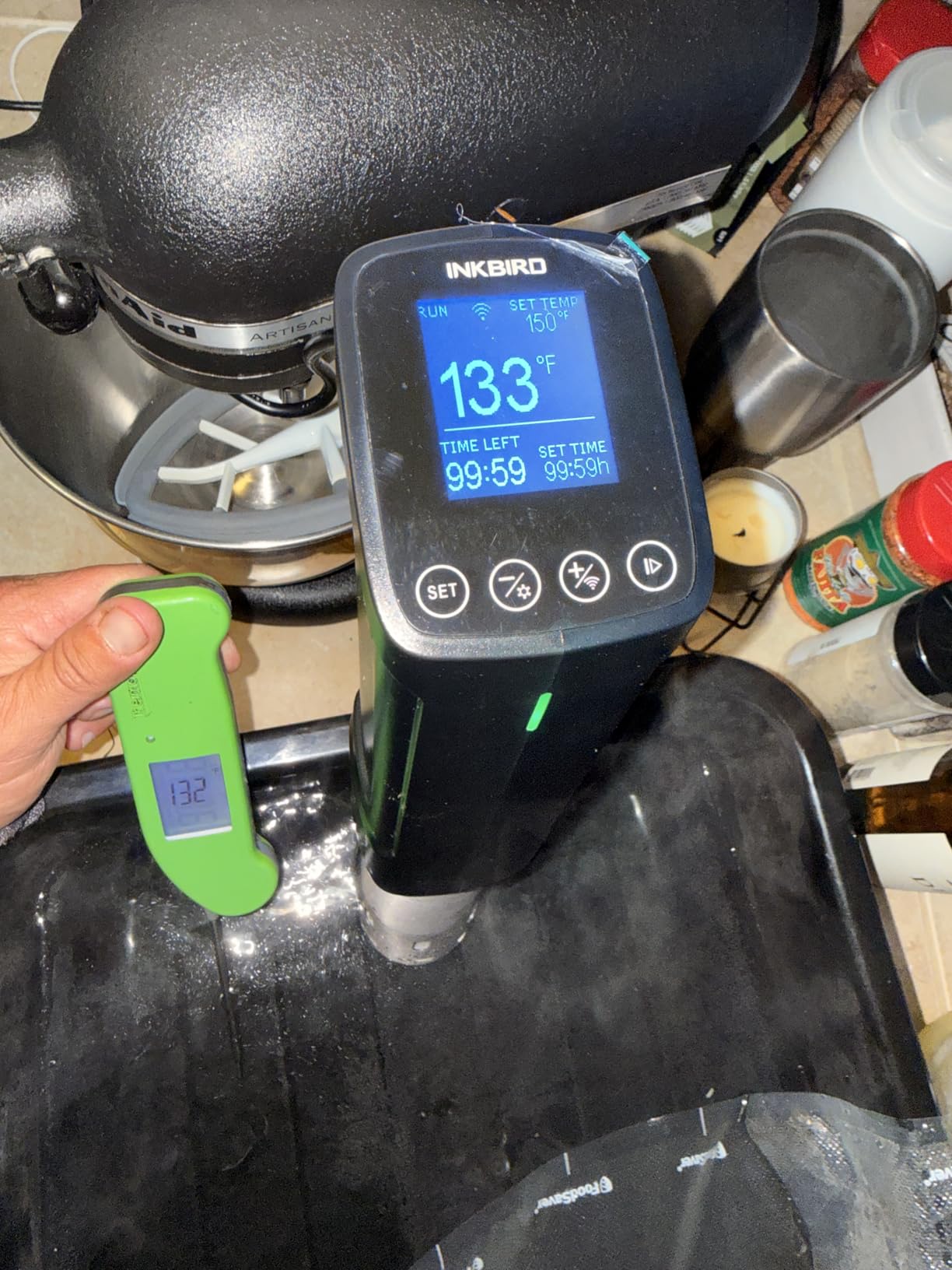 INKBIRD WIFI Sous Vide Cooker ISV-100W, 1000 Watts Immersion Circulator customer photo 2
