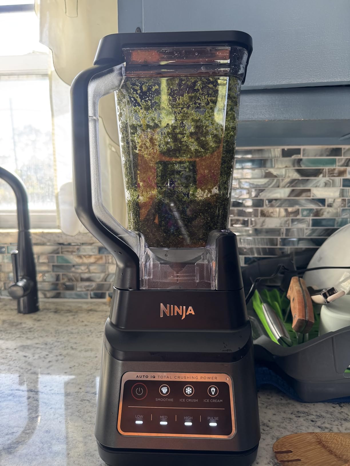 Ninja BN701 Professional Plus Blender, 1400 Peak Watts, 3 Functions for Smoothies, Frozen Drinks & Ice Cream with Auto IQ, 72-oz.* Total Crushing Pitcher & Lid, Dark Grey - Customer Photo 5