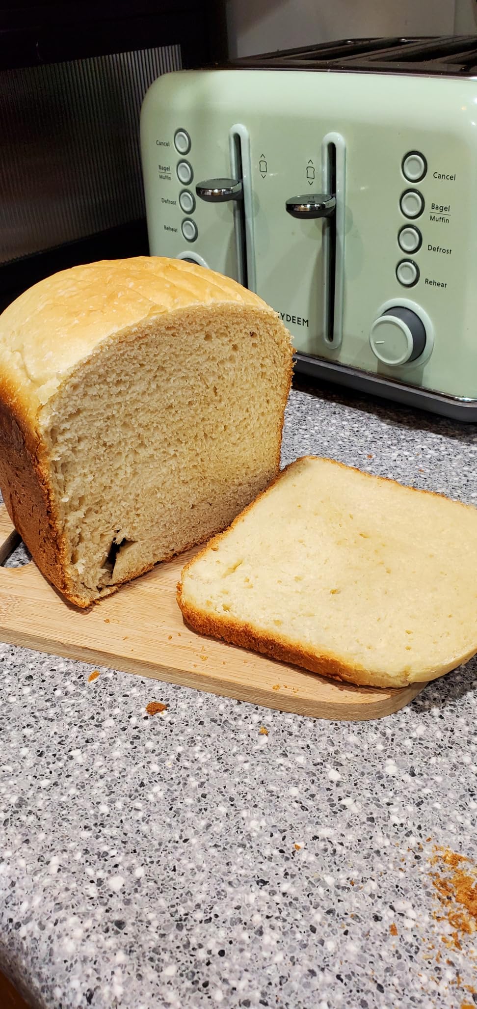 KITCHENARM 29-in-1 SMART Bread Machine with Gluten Free Setting 2LB 1.5LB 1LB Bread Maker Machine with Homemade Cycle - Stainless Steel Breadmaker with Recipes Whole Wheat Bread Making Machine customer photo 2
