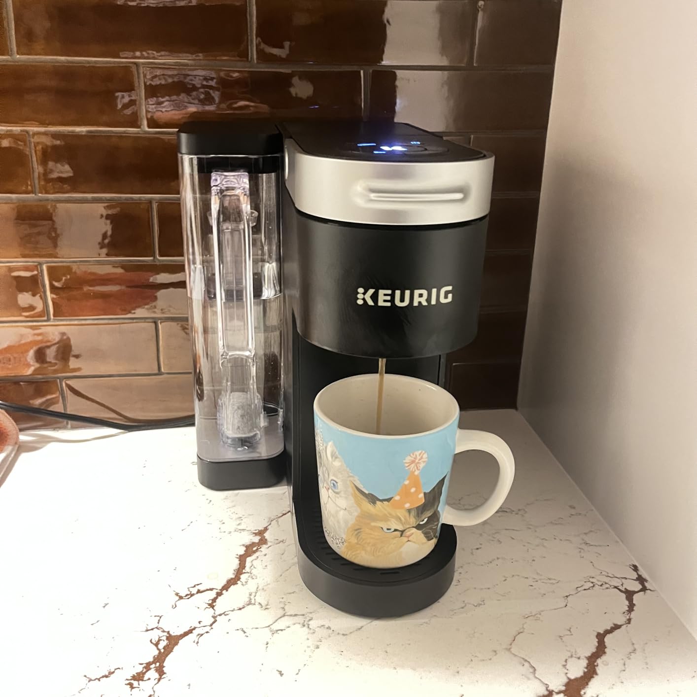 Keurig K-Supreme Single Serve K-Cup Pod Coffee Maker, MultiStream Technology, 4 Brew Sizes, 66oz Dual-Position Removable Reservoir, Black customer photo 1