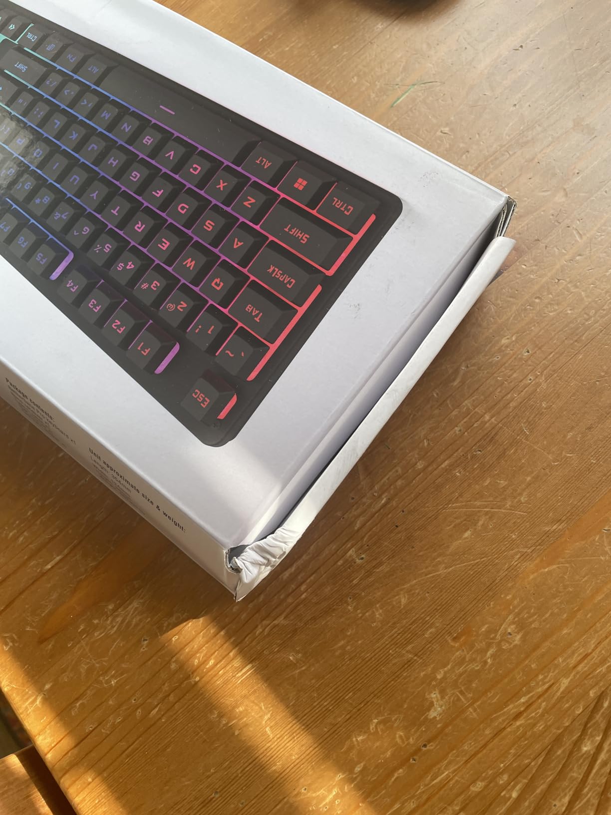 Redragon K503 Wireless Gaming Keyboard, 3-Mode (2.4G/BT/USB), RGB LED Backlit, Multimedia Keys, Fully Programmable Silent Membrane Keyboard with Wrist Rest for Windows PC Games (Black) - Customer Photo 1