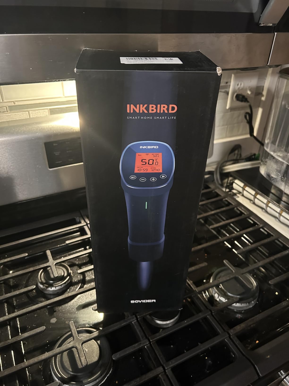 INKBIRD Wifi Sous Vide Cooker, 1000W Sous Vide Machine, Remote Control Immersion Circulator with APP Recipes Timer Alarm Mobile Notification 3D Water Heating Ultra-Quiet - Customer Photo 1