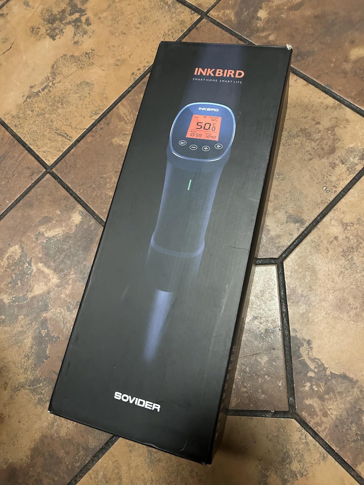 INKBIRD Wifi Sous Vide Cooker, 1000W Sous Vide Machine, Remote Control Immersion Circulator with APP Recipes Timer Alarm Mobile Notification 3D Water Heating Ultra-Quiet - Customer Photo 2