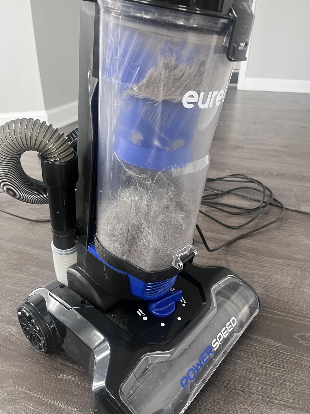 Eureka Lightweight Powerful Upright Vacuum Cleaner for Carpet and Hard Floor, PowerSpeed, New Model, Blue customer photo 1