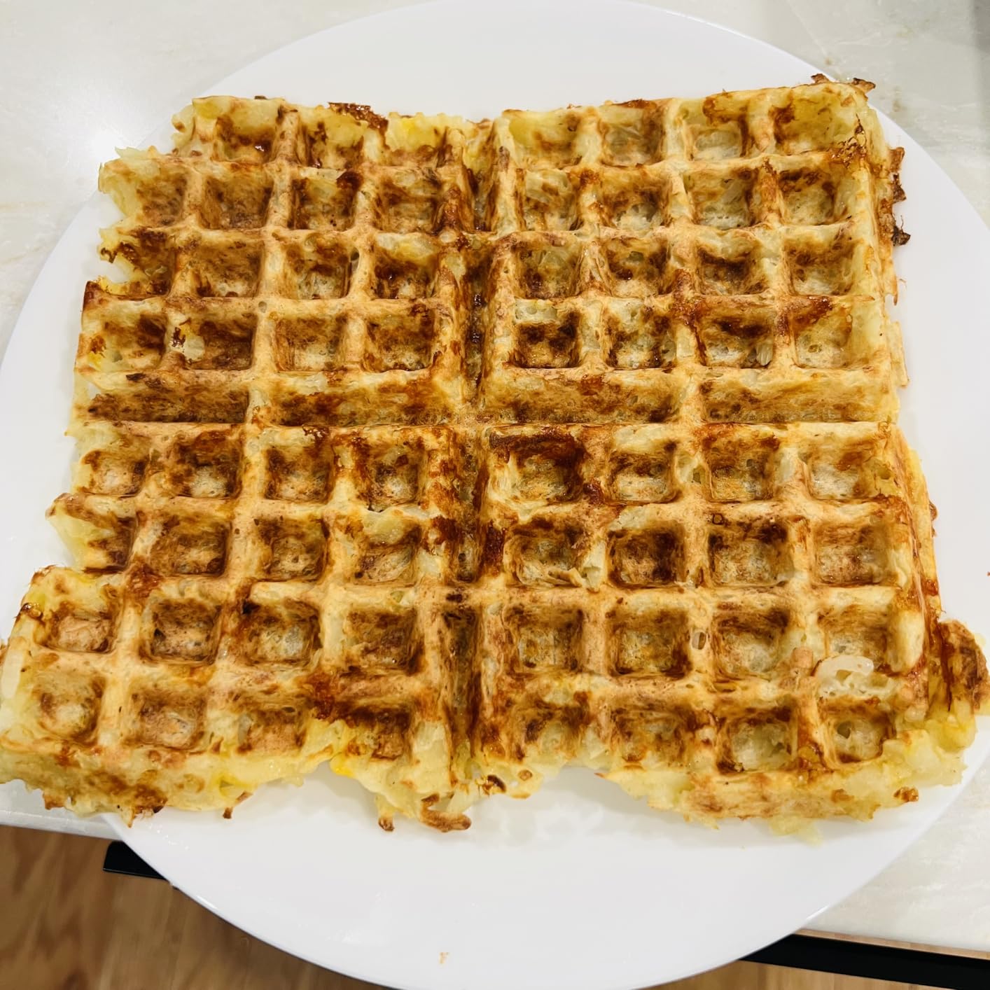 DASH No-Drip Waffle Maker - Four Waffle Molds, Nonstick Waffle Iron with Quick Heat-Up, Nonstick Surface - Perfect Waffle Maker for Kids and Families, Just Add Batter - Customer Photo 2