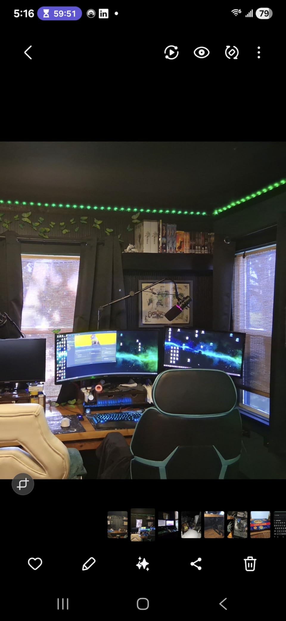 SAMSUNG 34' Odyssey G5 Ultra-Wide Gaming Monitor with 1000R Curved Screen, 165Hz, 1ms, FreeSync Premium, Large Display, Eye Comfort, Multiple Ports, WQHD, LC34G55TWWNXZA, Black Customer Review SAMSUNG 34' Odyssey G5 Ultra-Wide Gaming Monitor with 1000R Curved Screen, 165Hz, 1ms, FreeSync Premium, Large Display, Eye Comfort, Multiple Ports, WQHD, LC34G55TWWNXZA, Black - Customer Photo 1