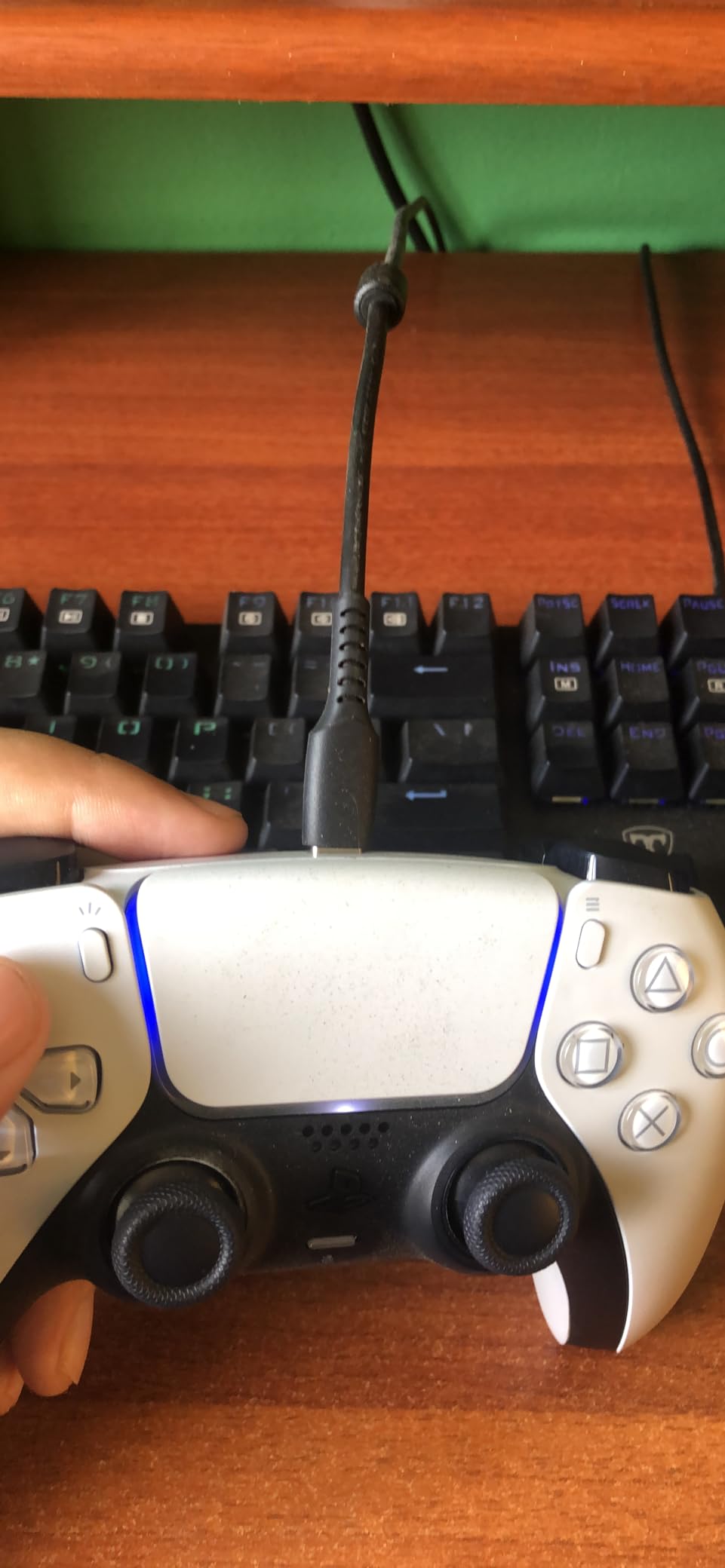 JSAUX PS5 Controller Charging Cable 10FT, USB C [Anti-Interference Magnetic Ring] Fast Charger Cord for PS5 DualSense Controller, X-Box Series X/S Controller, Switch/Pro/Lite Controller, Steam Deck - Customer Photo 2