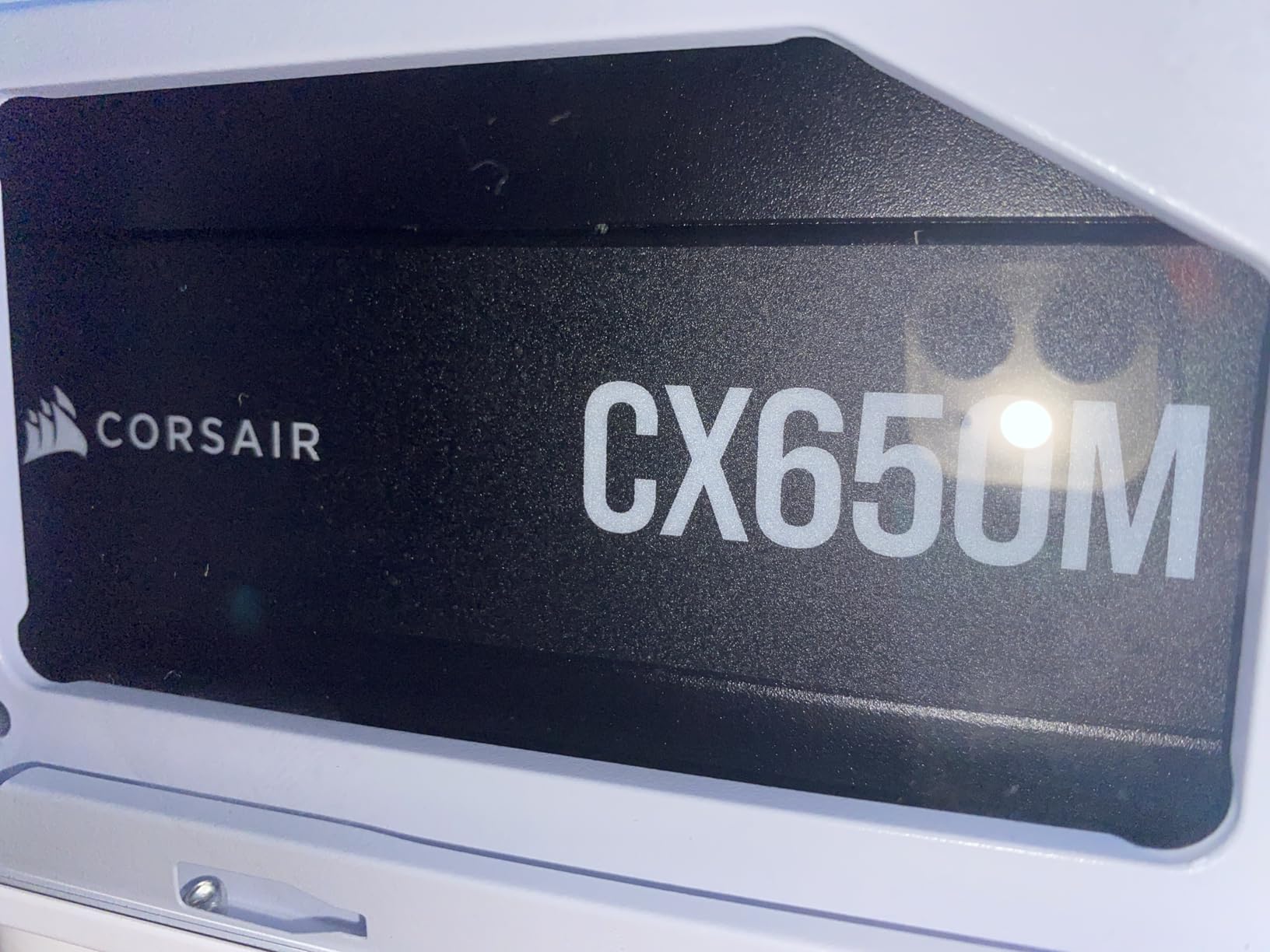 CORSAIR CX650M 80 Plus Bronze Semi-Modular Low-Noise ATX 650 Watt Power Supply - NA - Black Customer Review CORSAIR CX650M 80 Plus Bronze Semi-Modular Low-Noise ATX 650 Watt Power Supply - NA - Black - Customer Photo 4