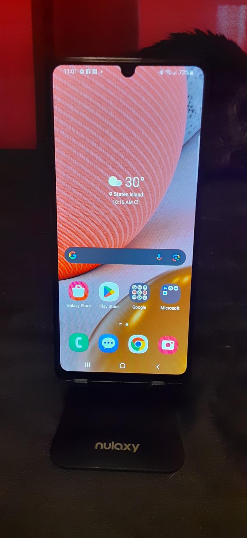 Samsung Galaxy A42 (Renewed) 5G, Factory Unlocked, US Version, 128GB, Black Customer Review Samsung Galaxy A42 (Renewed) 5G, Factory Unlocked, US Version, 128GB, Black - Customer Photo 1