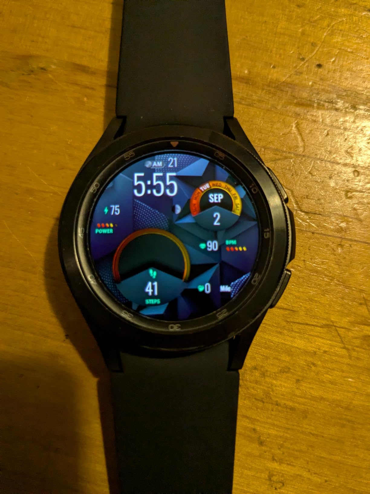 Samsung Galaxy Watch 4 Classic 42mm Smartwatch with ECG Monitor Tracker for Health Fitness Running Sleep Cycles GPS Fall Detection Bluetooth US Version, Black (Renewed) - Customer Photo 1