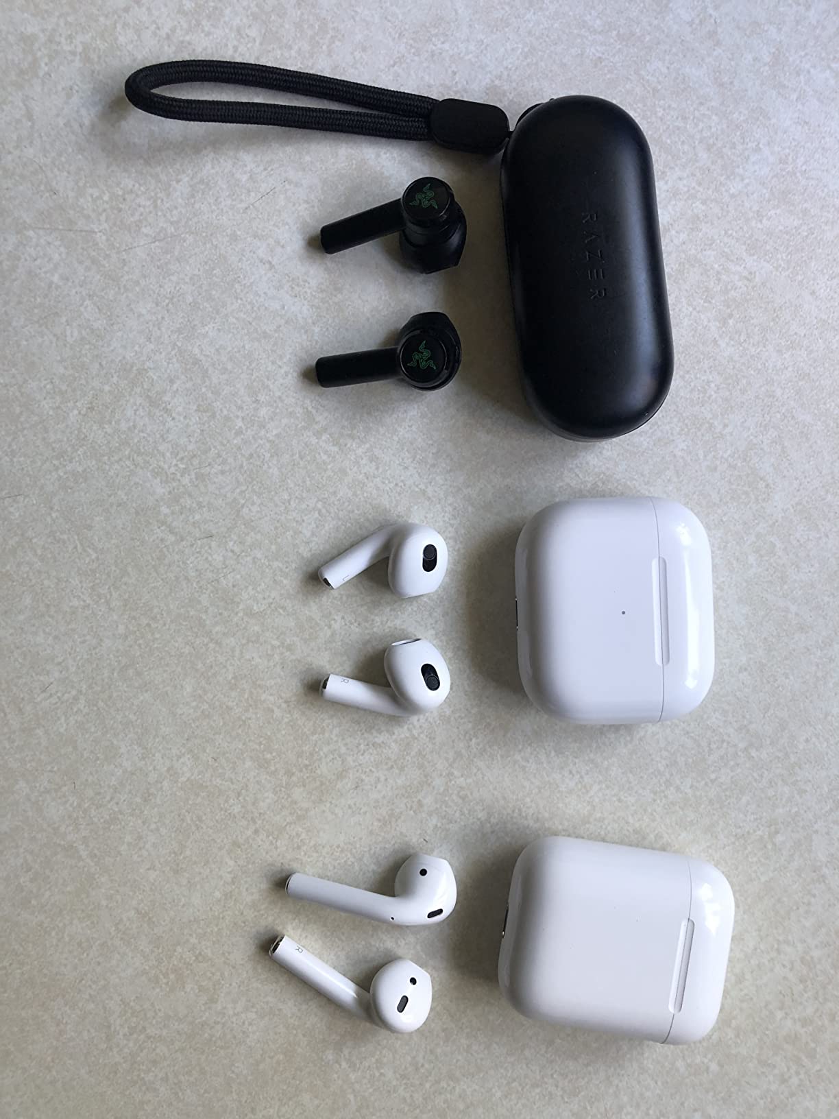 Apple AirPods (3rd Generation) Wireless Earbuds with MagSafe Charging Case. Spatial Audio, Sweat and Water Resistant, Up to 30 Hours of Battery Life. Bluetooth Headphones for iPhone - Customer Photo 1