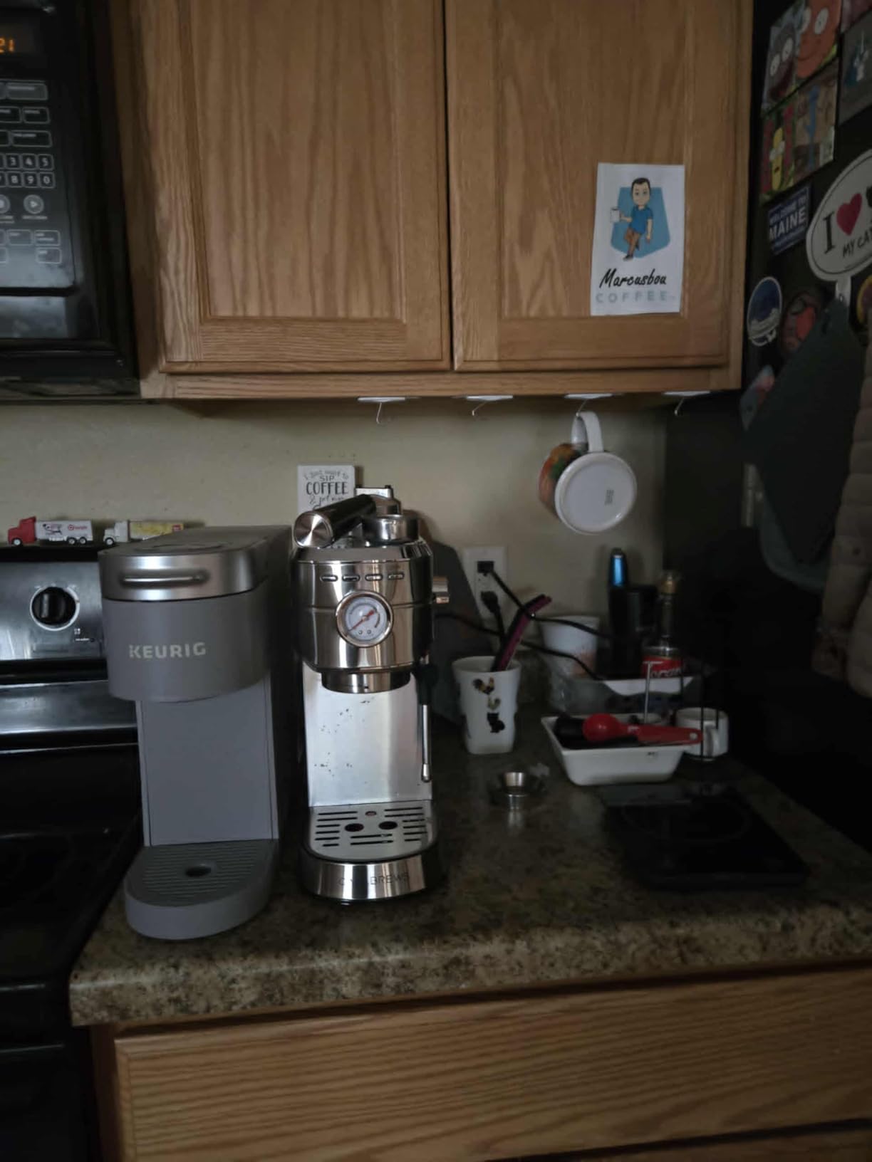CASABREWS CM5418 Espresso Machine 20 Bar, Compact Espresso Maker with Steam Milk Frother, Stainless Steel Coffee Machine with 34oz Removable Water Tank for Cappuccino, Small Latte Machine, Silver customer photo 2