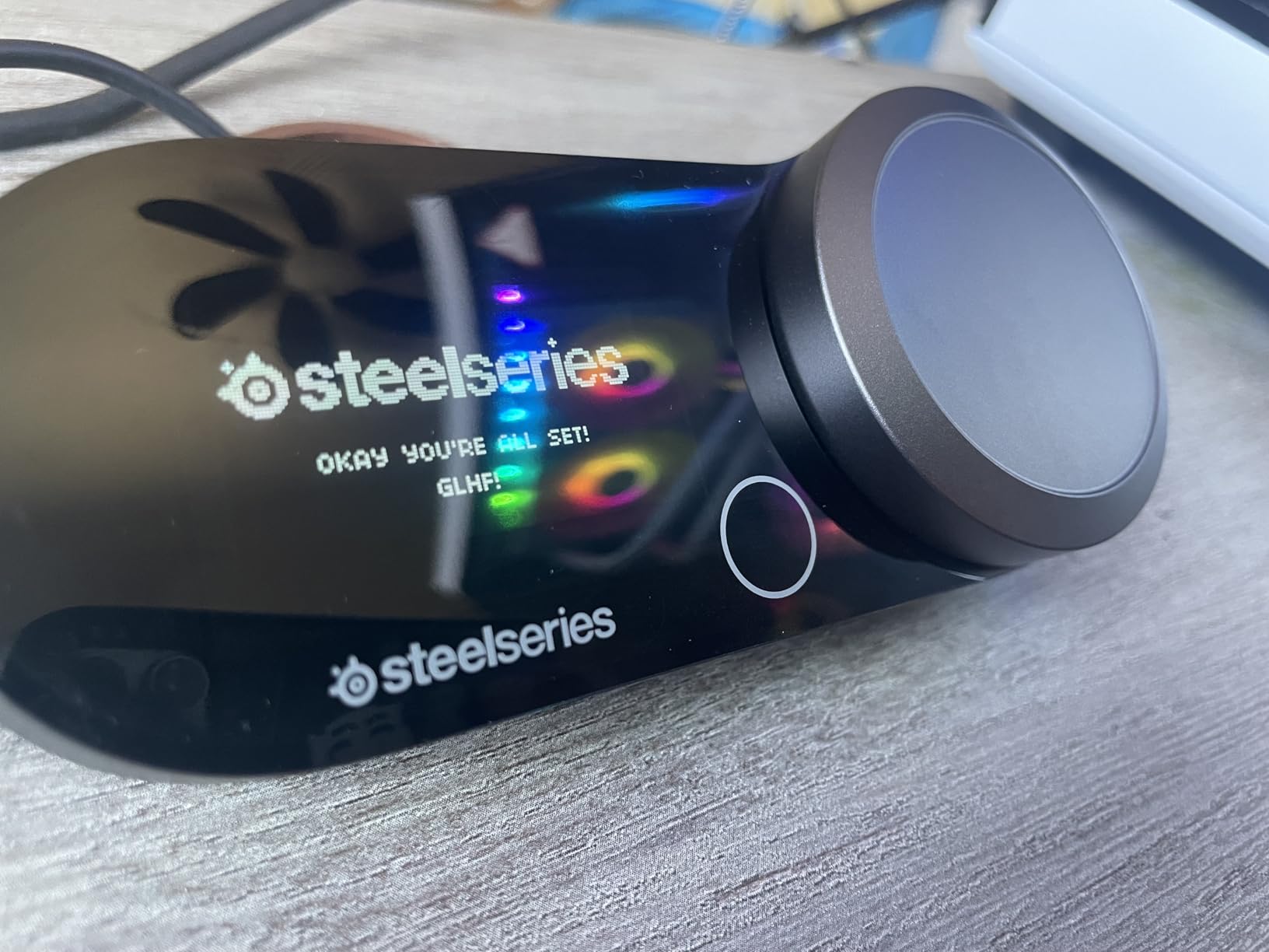 SteelSeries Arctis Nova Pro Multi-System Gaming Headset - Premium Hi-Fi Drivers, Hi-Res Audio - 360° Spatial Audio - GameDAC Gen 2 - ESS Sabre Quad-DAC - Stealth Retractable Mic - PC, PS5, PS4, Switch - Customer Photo 1