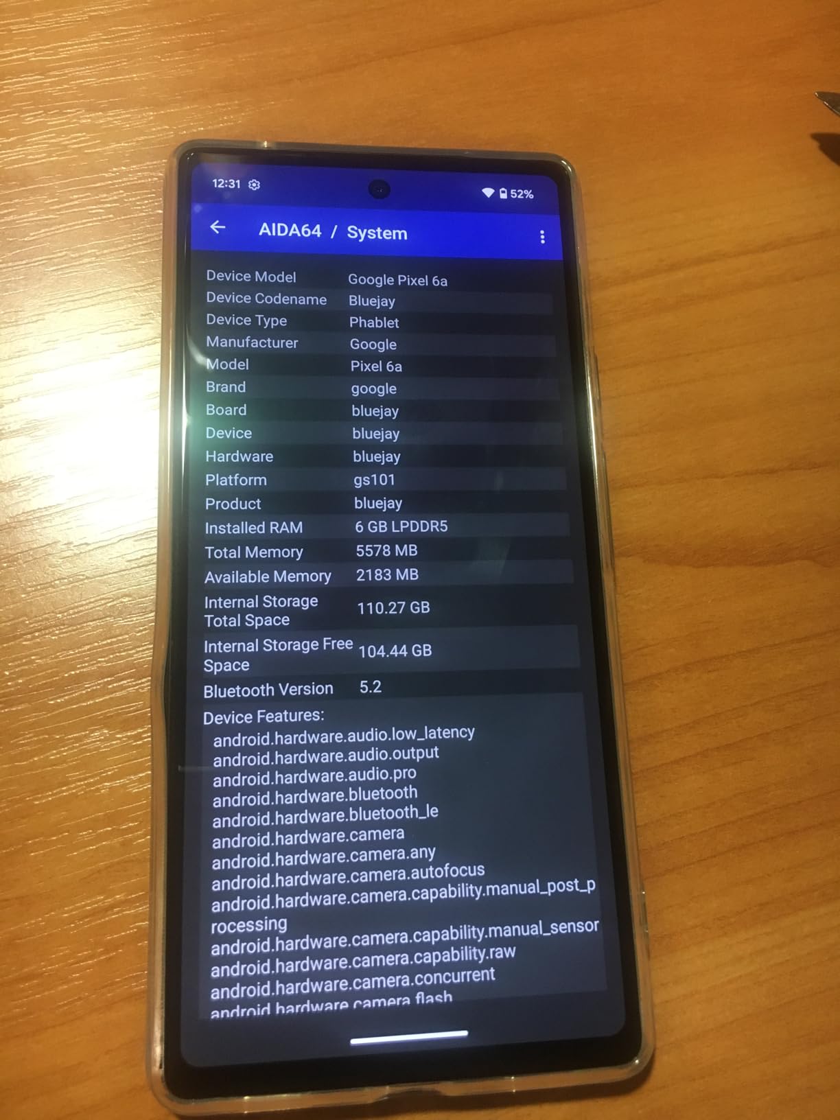 Google Pixel 6a 5G, US Version, 128GB, Charcoal - Unlocked (Renewed) - Customer Photo 2