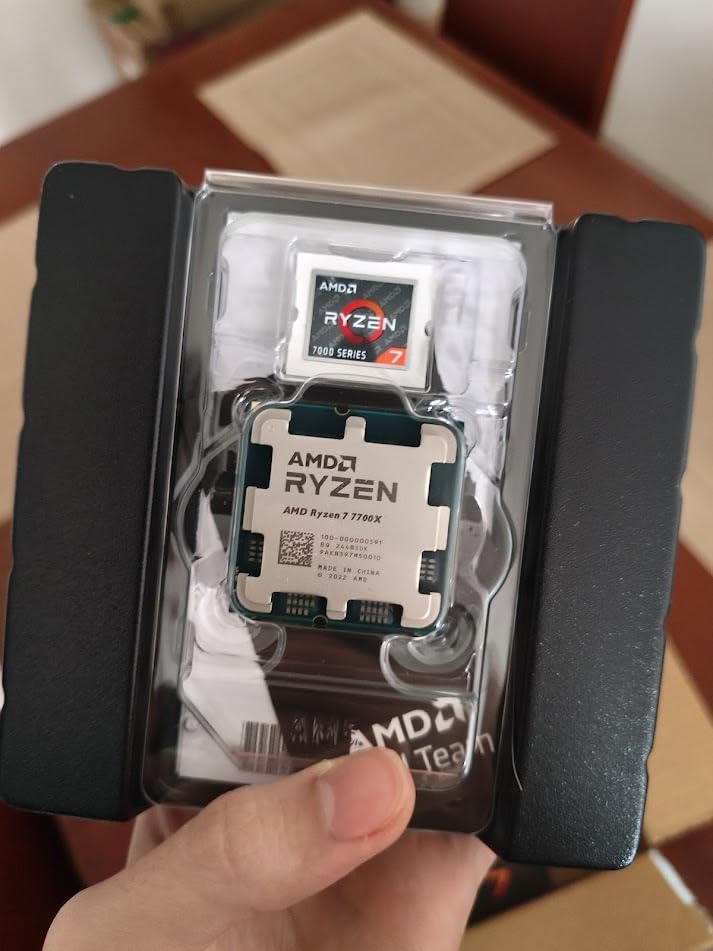 AMD Ryzen 7 7700X 8-Core, 16-Thread Unlocked Desktop Processor Customer Review AMD Ryzen 7 7700X 8-Core, 16-Thread Unlocked Desktop Processor - Customer Photo 3