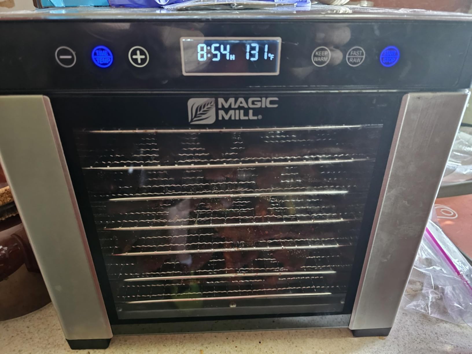 Magic Mill Pro Food Dehydrator Machine | 7 Stainless Steel Trays | Dryer for Jerky, Dog Treats, Herb, Meat, Beef, Fruit | Keep Warm Function, Digital Timer and Temperature Control, ETL Approved Customer Review Magic Mill Pro Food Dehydrator Machine | 7 Stainless Steel Trays | Dryer for Jerky, Dog Treats, Herb, Meat, Beef, Fruit | Keep Warm Function, Digital Timer and Temperature Control, ETL Approved - Customer Photo 5