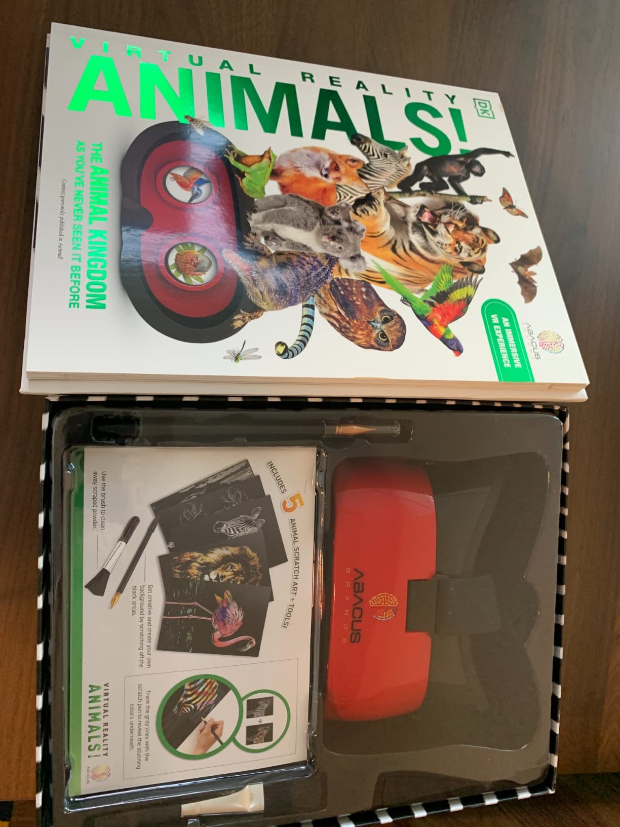 Abacus Brands Virtual Reality Animals! Gift Box - Illustrated Interactive VR Book and STEM Learning Activity Set - for Ages 8 and Up Customer Review Abacus Brands Virtual Reality Animals! Gift Box - Illustrated Interactive VR Book and STEM Learning Activity Set - for Ages 8 and Up - Customer Photo 4