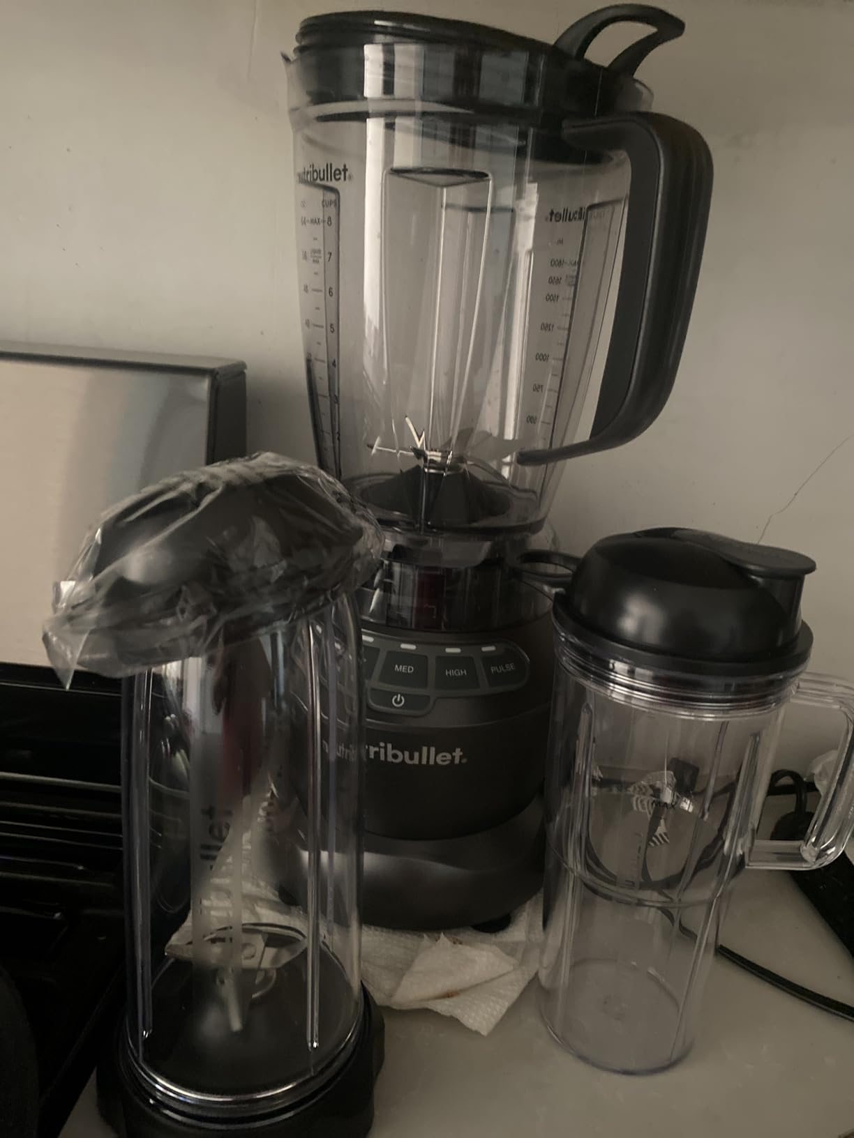 nutribullet Full-Size Blender Combo 1200W – NBF50500 - Dark Gray - Customer Photo 3