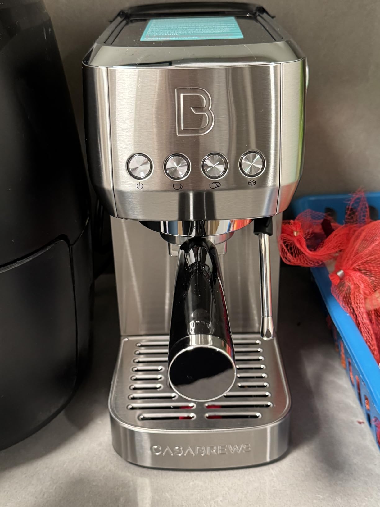 CASABREWS 3700 Essential Espresso Machine 20 Bar, Stainless Steel Cappuccino & Latte Machine with Steam Frother for Home, 43.9oz Water Tank, Silver, Coffee Gift for Women & Men, Christmas Gift Idea Customer Review CASABREWS 3700 Essential Espresso Machine 20 Bar, Stainless Steel Cappuccino & Latte Machine with Steam Frother for Home, 43.9oz Water Tank, Silver, Coffee Gift for Women & Men, Christmas Gift Idea - Customer Photo 4
