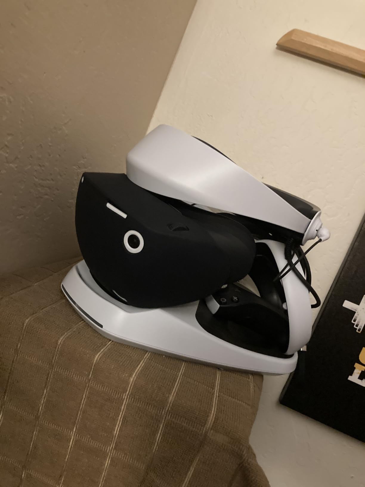 VR Protector Set for PlayStation VR2: Silicone PSVR2 Headset & Face Cushion Cover, Lens Dust Cover & 2 Pack Controller Thumb Grips - Customer Photo 2