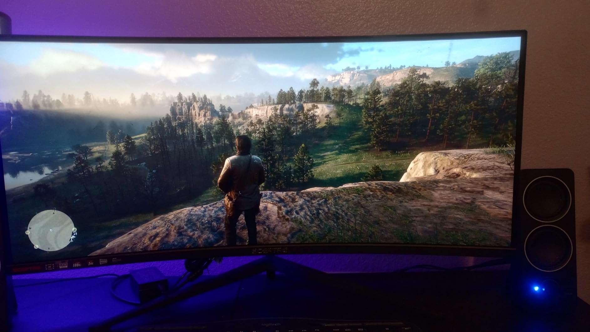 Sceptre 34-Inch Curved Ultrawide WQHD Monitor (3440 x 1440), R1500, up to 180Hz/165Hz, DisplayPort x2, 99% sRGB, 1ms, Built-in Speakers customer photo 2