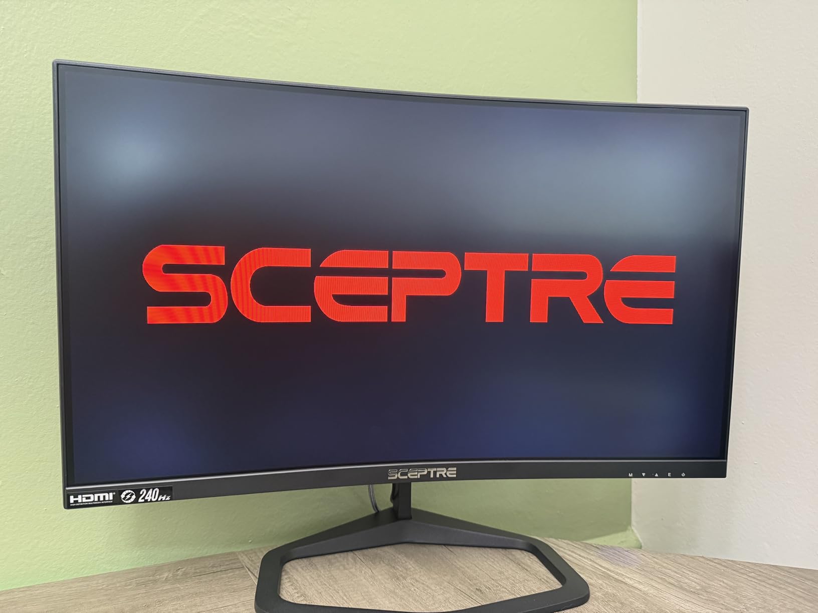 Sceptre New Curved 24.5-inch Gaming Monitor up to 240Hz 1080p R1500 1ms DisplayPort x2 HDMI x2 Blue Light Shift Build-in Speakers, Machine Black 2025 (C255B-FWT240 Series) Customer Review Sceptre New Curved 24.5-inch Gaming Monitor up to 240Hz 1080p R1500 1ms DisplayPort x2 HDMI x2 Blue Light Shift Build-in Speakers, Machine Black 2025 (C255B-FWT240 Series) - Customer Photo 1