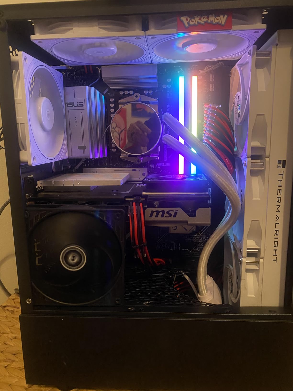 CORSAIR VENGEANCE RGB DDR5 RAM 32GB (2x16GB) 6400MHz CL36-48-48-104 1.35V Intel XMP 3.0 Desktop Computer Memory - Black (CMH32GX5M2B6400C36) - Customer Photo 5