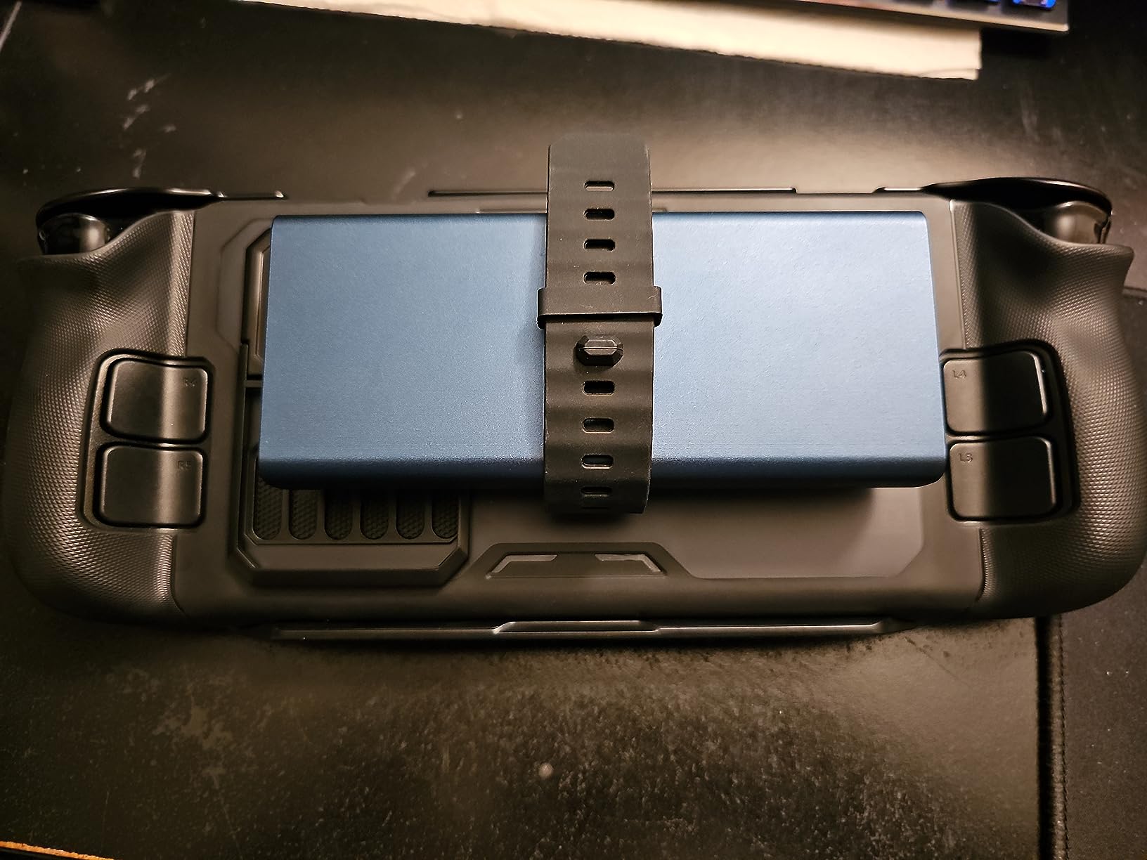 JSAUX ModCase for Steam Deck/Steam Deck OLED, PC0104 Modular Valve Steam Deck Case Include Protective Case, Face Cover, Cooling Fan, Metal Bracket and Strap - Cooler Set - Customer Photo 2
