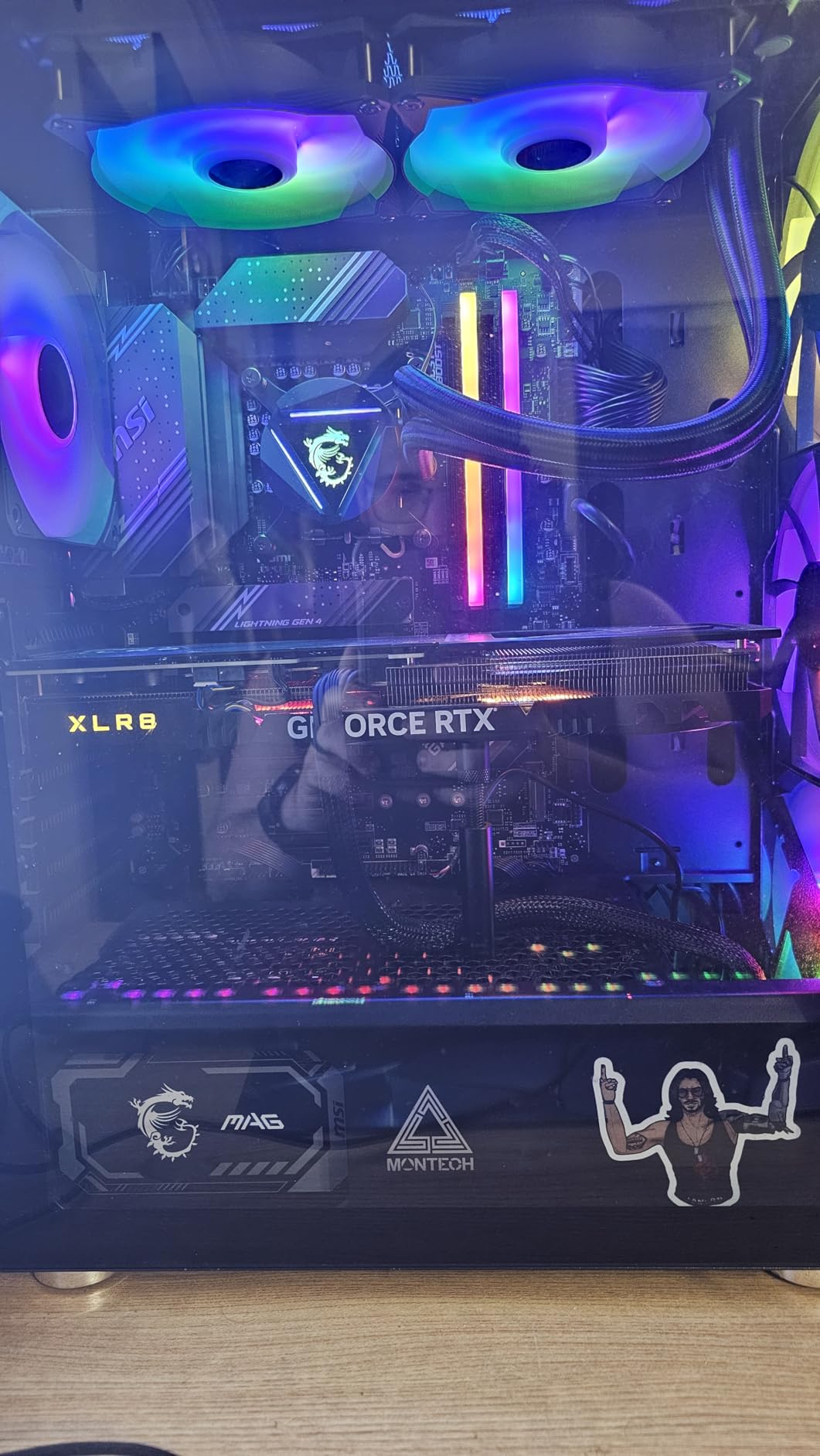 MSI MAG A750GL PCIE5, Fully Modular Compact Gaming 750W Power Supply, 80+ Gold, ATX 3.1 & PCIe 5.1 Ready, Native Dual-Color 12V-2x6 Cable, 10 Year Warranty Customer Review MSI MAG A750GL PCIE5, Fully Modular Compact Gaming 750W Power Supply, 80+ Gold, ATX 3.1 & PCIe 5.1 Ready, Native Dual-Color 12V-2x6 Cable, 10 Year Warranty - Customer Photo 1