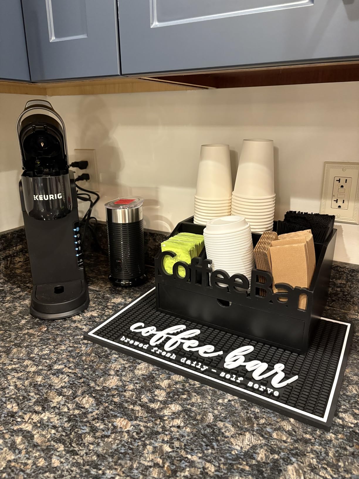 Keurig K-Cafe Barista Bar Single Serve Coffee Maker and Frother, with 3 Brew Sizes, Hot and Cold Coffee Capabilities, 2oz Coffee Shot Button, Black customer photo 1