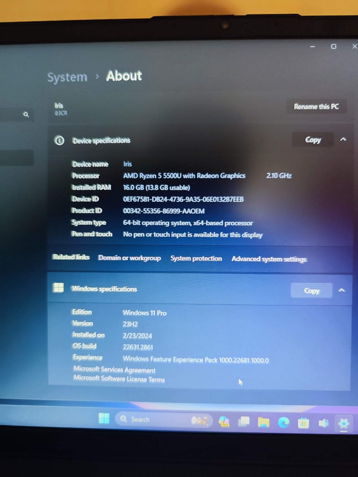Lenovo V15 Laptop, 15.6 Lenovo V15 Laptop, 15.6