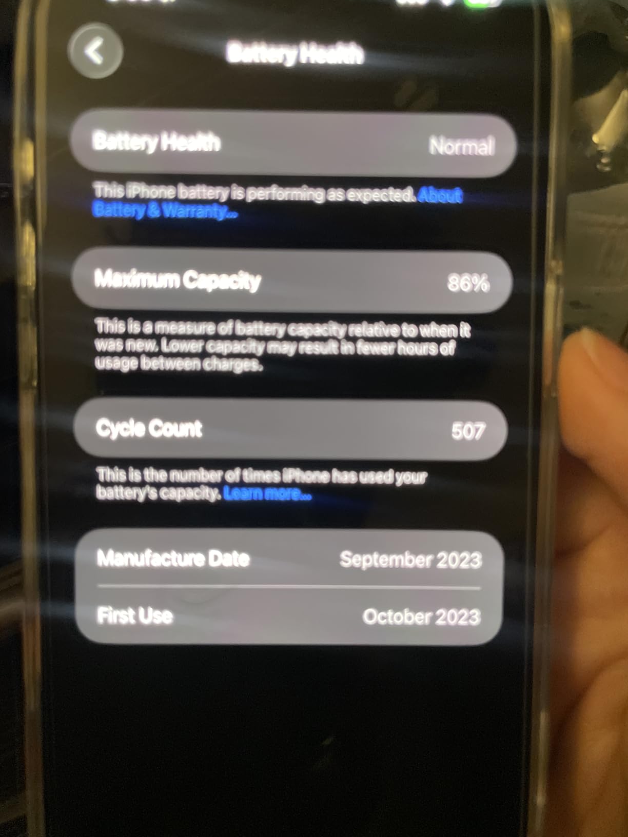 Apple iPhone 15 Pro Max, 256GB, Black Titanium - Unlocked (Renewed) Customer Review Apple iPhone 15 Pro Max, 256GB, Black Titanium - Unlocked (Renewed) - Customer Photo 1