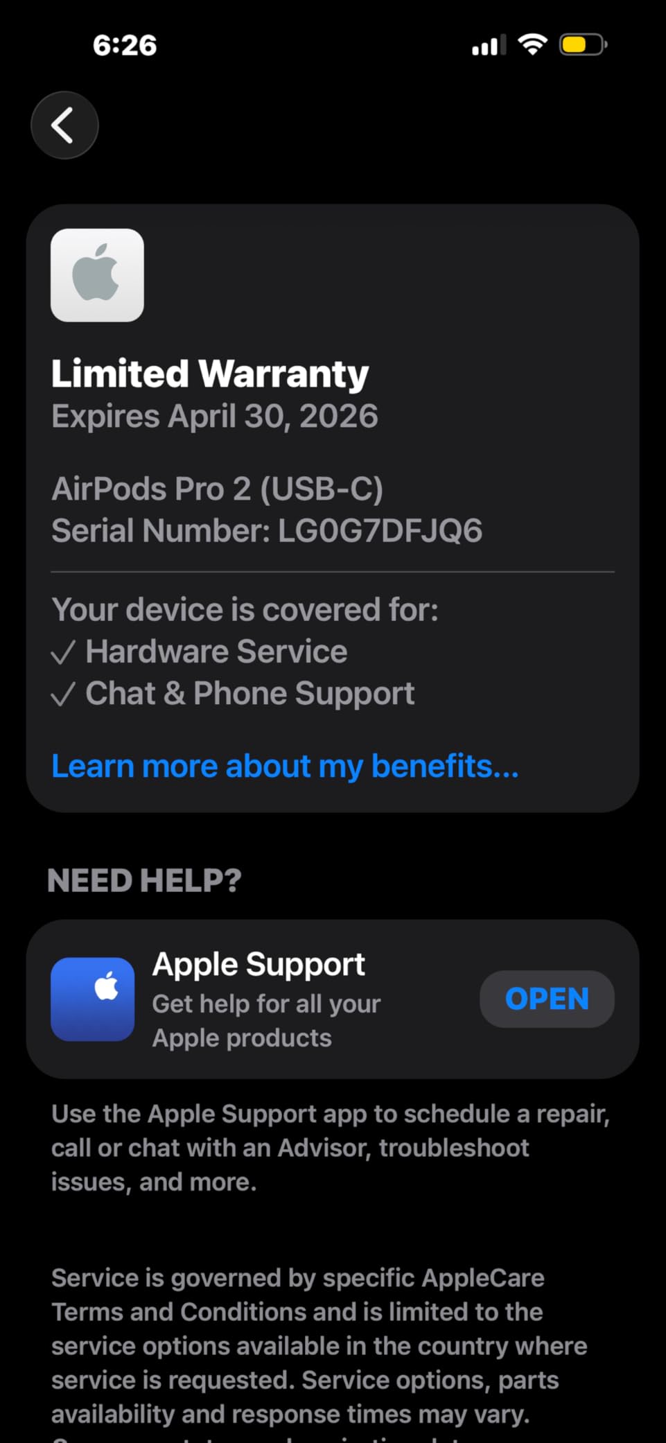 Apple AirPods Pro (2nd generation) with MagSafe Charging Case (USB-C) (Renewed) customer photo 2