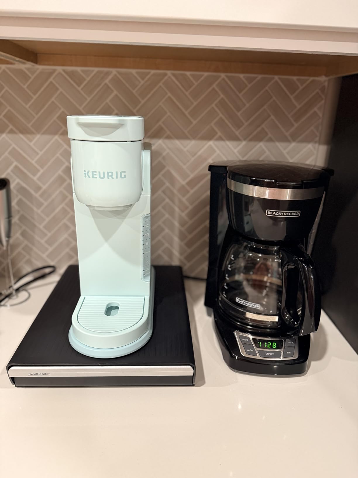 Keurig K-Express Single Serve K-Cup Pod Coffee Maker, 3 Brew Sizes, Strong Button Feature, 42oz Removable Reservoir, Warm Stone customer photo 2