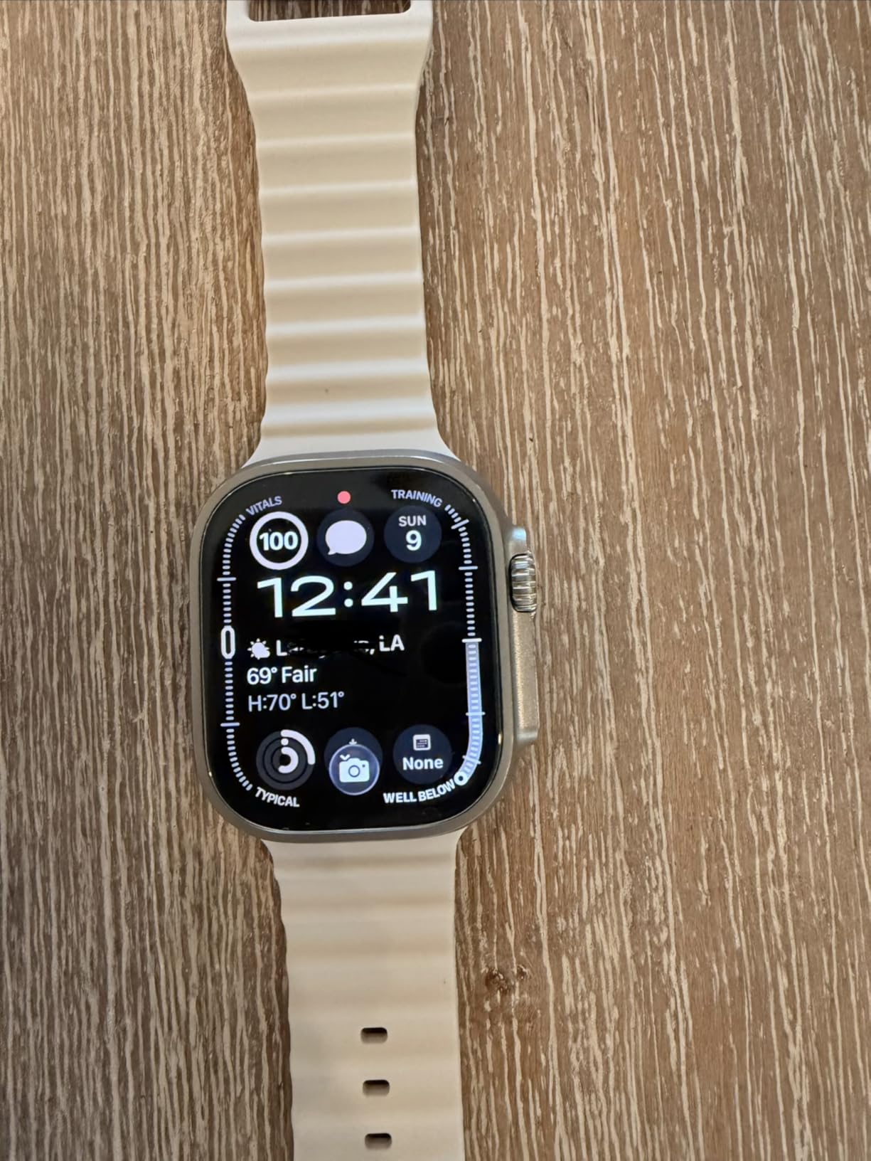 Apple Watch Ultra 2 [GPS + Cellular, 49mm] - Titanium Case With White Ocean Band, One Size (Renewed) customer photo 1