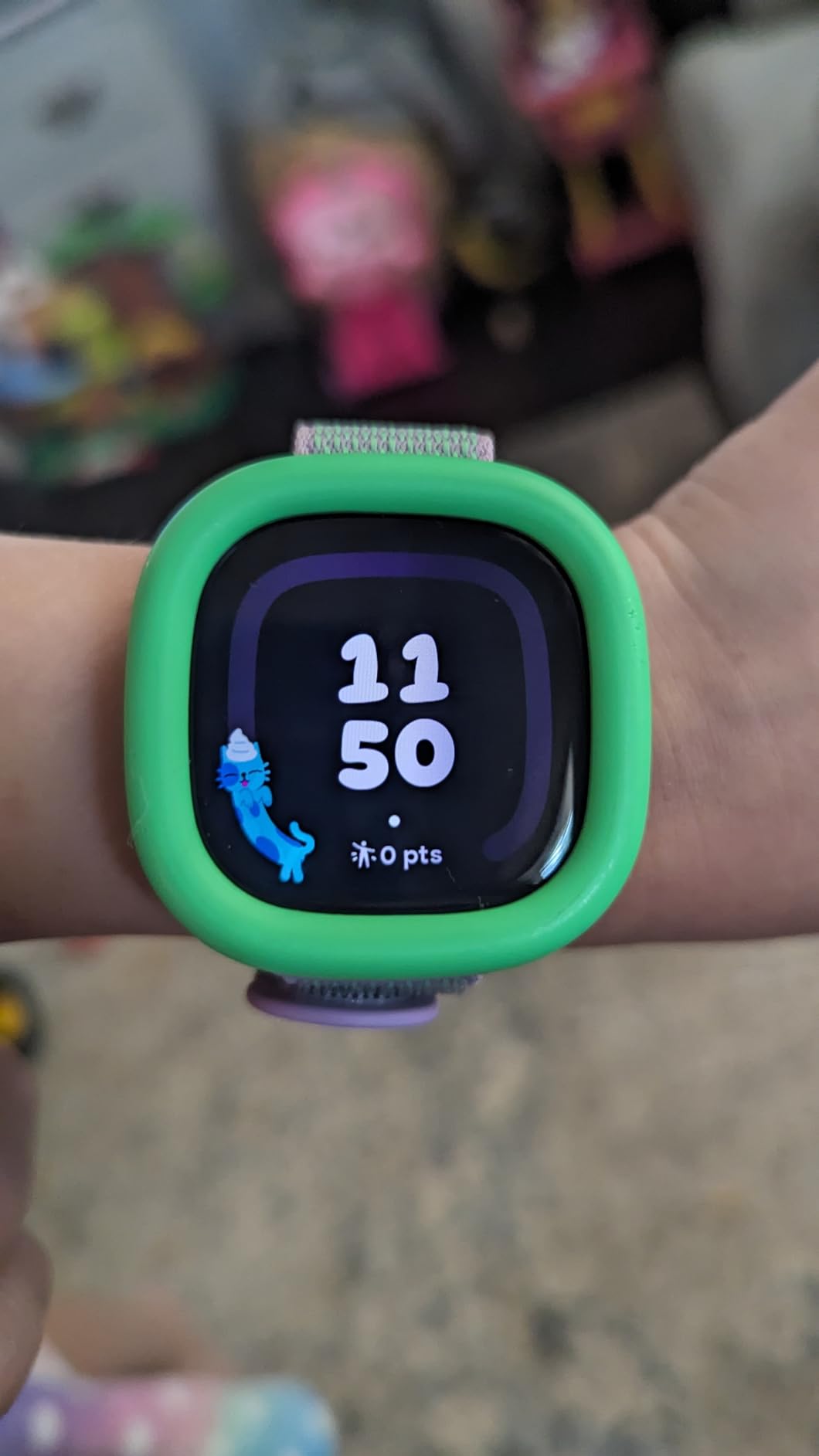 Google Fitbit Ace LTE - Kids Smartwatch with Call, Message, GPS, and Activity-Based Games, Ace Pass Data Plan Required - Mild - Strange Arcade - Customer Photo 1