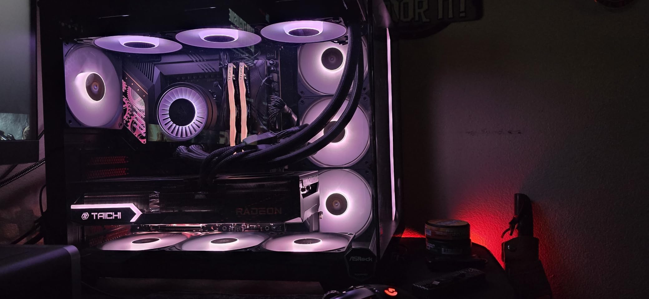Antec C5 ARGB, 7 x 120mm ARGB PWM Fans Included, Up to 10 Fans Simultaneously, Type-C 3.2 Gen 2 Port, Seamless Tempered Glass Front & Side Panels, 360mm Radiator Support, Mid-Tower ATX PC Case Customer Review Antec C5 ARGB, 7 x 120mm ARGB PWM Fans Included, Up to 10 Fans Simultaneously, Type-C 3.2 Gen 2 Port, Seamless Tempered Glass Front & Side Panels, 360mm Radiator Support, Mid-Tower ATX PC Case - Customer Photo 1