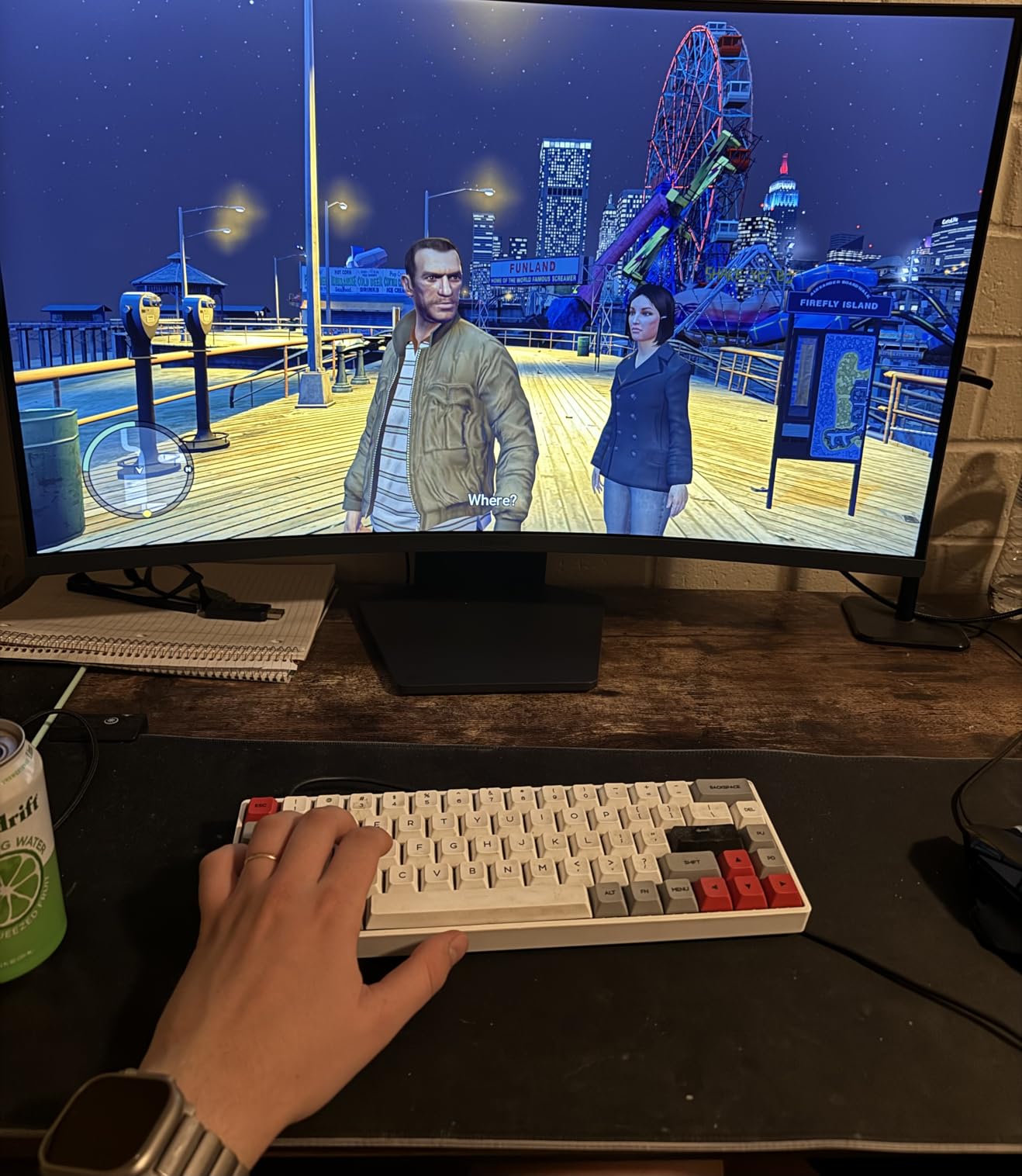 LG 32GS60QC-B Ultragear 32-inch Curved Gaming Monitor QHD (2560x1440) 180Hz 1ms 1000R AMD FreeSync HDR10 customer photo 1