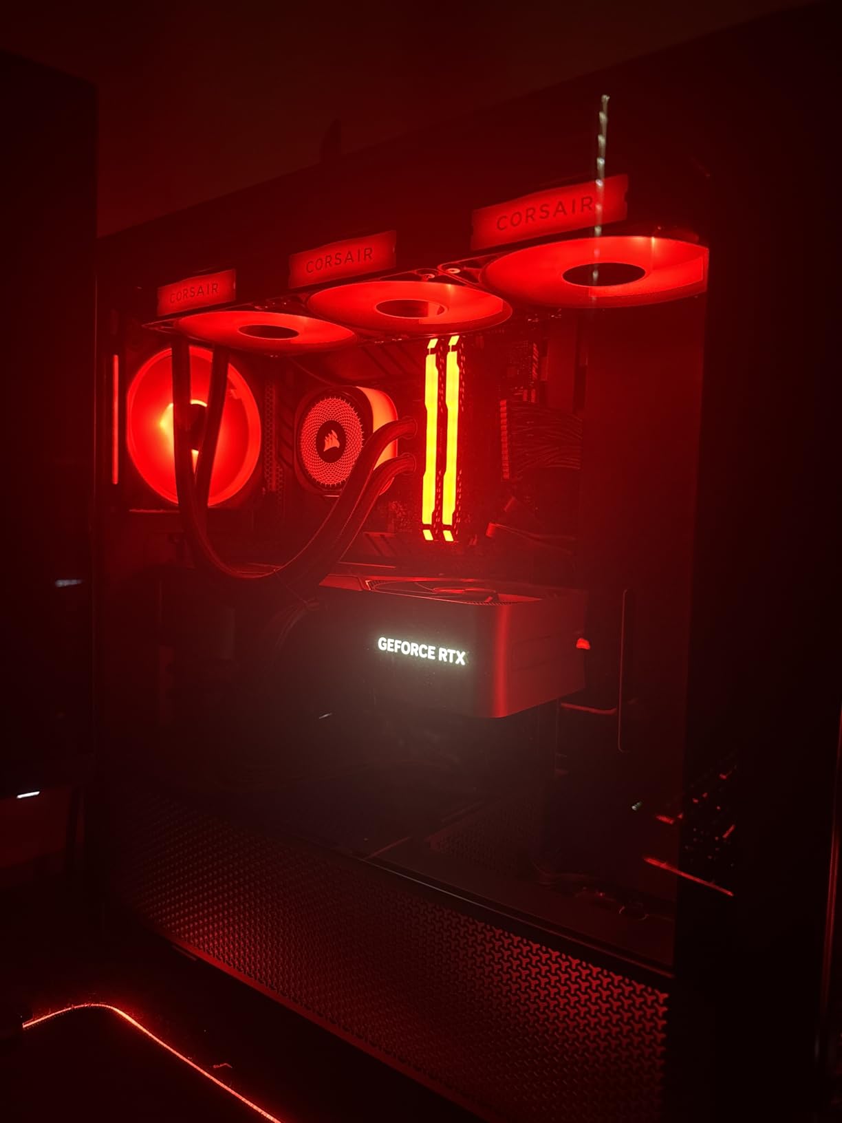 CORSAIR iCUE Link Titan 360 RX RGB Liquid CPU Cooler – 360mm AIO – Low-Noise – FlowDrive Cooling Engine – Intel LGA 1851/1700, AMD AM5/AM4 – 3X RX120 RGB Fans – iCUE Link System Hub Included – Black - Customer Photo 3