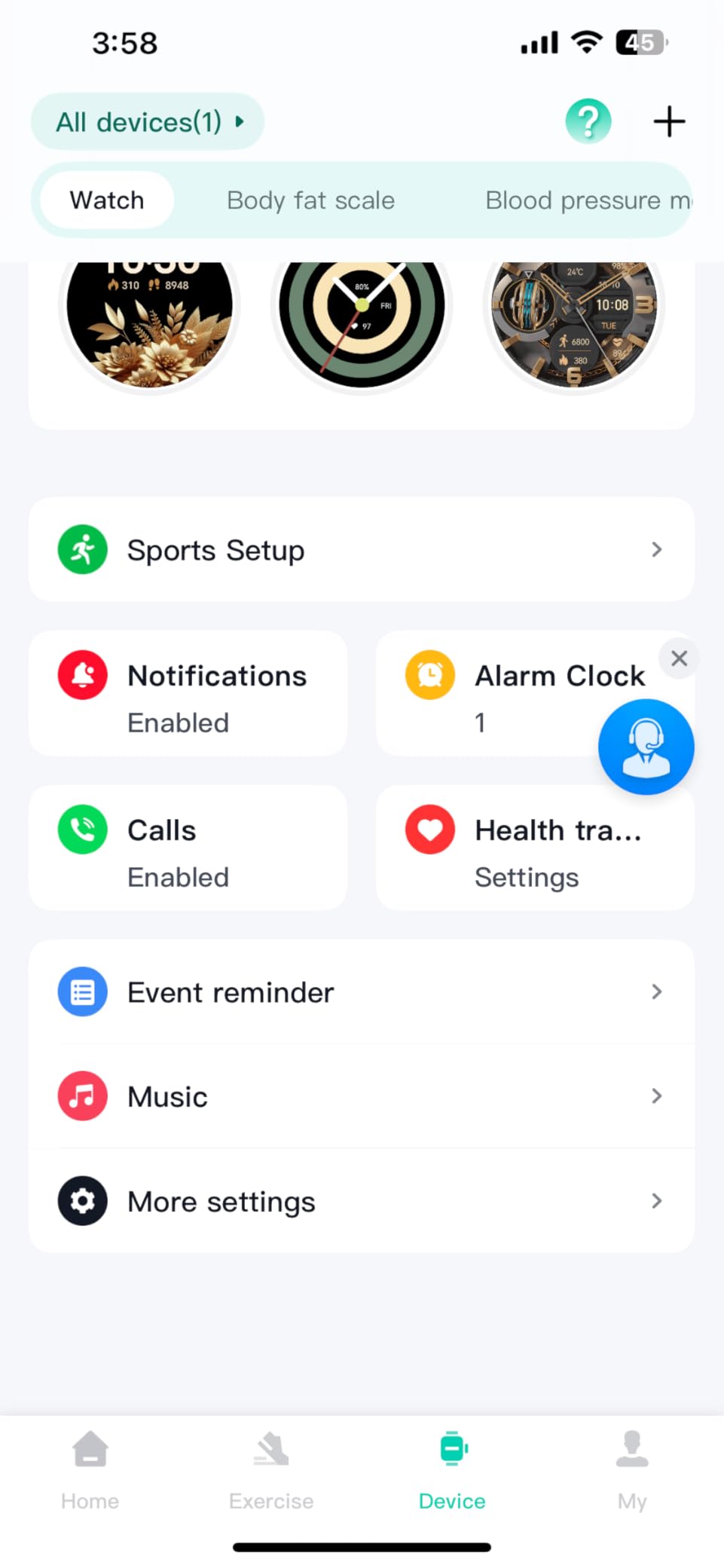 Smart Watch for Women, Answer/Make Call, 1.32'' AMOLED Ultra-Clear Screen Fitness Tracker with Heart Rate/Sleep/SpO2 Monitor, Smartwatch for iPhone/Samsung/Android, 110+ Sport Modes, 3ATM Waterproof - Customer Photo 2
