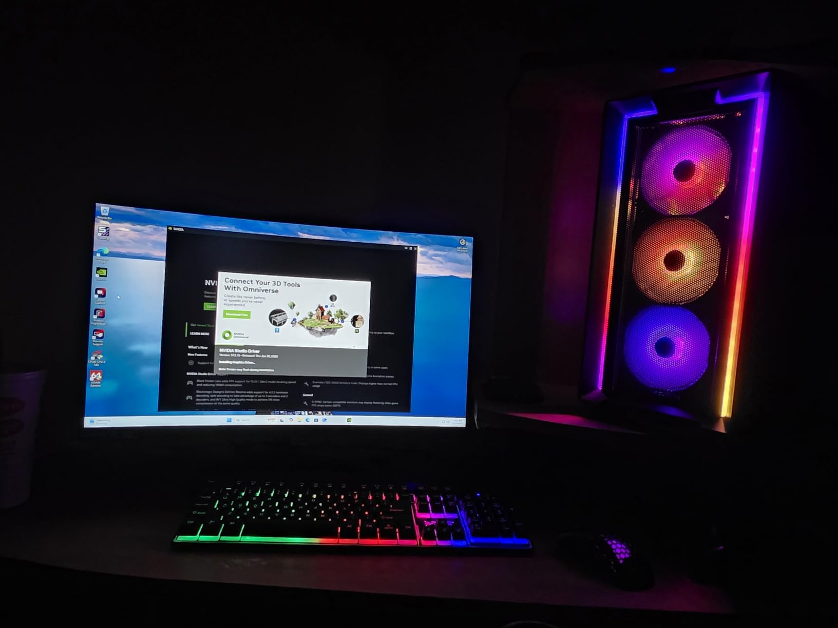 Skytech Nebula Gaming PC Desktop, Ryzen 5 5500 3.6 GHz (4.2GHz Turbo Boost), NVIDIA RTX 4060 8GB GDDR6X, 1TB SSD, 16GB DDR4 RAM 3200, 650W Gold PSU, Wi-Fi, Win 11 Home Customer Review Skytech Nebula Gaming PC Desktop, Ryzen 5 5500 3.6 GHz (4.2GHz Turbo Boost), NVIDIA RTX 4060 8GB GDDR6X, 1TB SSD, 16GB DDR4 RAM 3200, 650W Gold PSU, Wi-Fi, Win 11 Home - Customer Photo 3