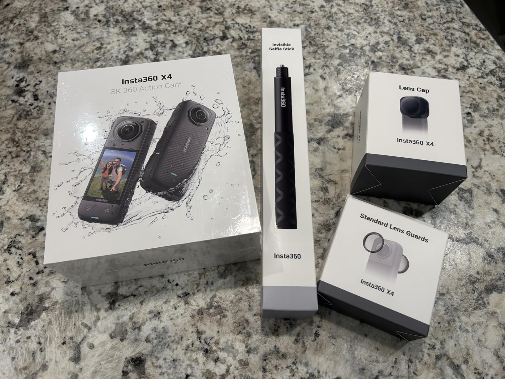 Insta360 X4 Standard Bundle - Waterproof 8K 360 Action Camera, 4K Wide-Angle Video, Invisible Selfie Stick Effect, Removable Lens Guards, 135 Min Battery Life, AI Editing, Stabilization customer photo 1