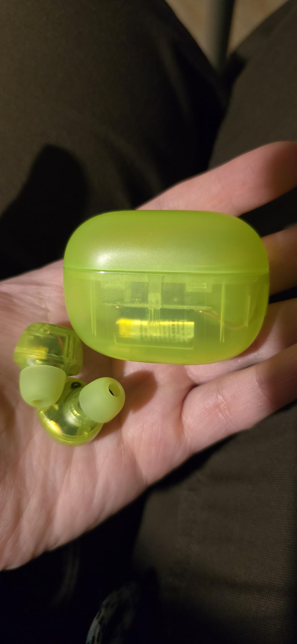 JLab Go Pop ANC True Wireless Earbuds & Charging Case, Black, Active Noise Cancelling, 10mm Drivers, Dual Connect, Customize Your Sound with App, Be Aware Mode, Compact Fit, MEMS Microphone - Customer Photo 2